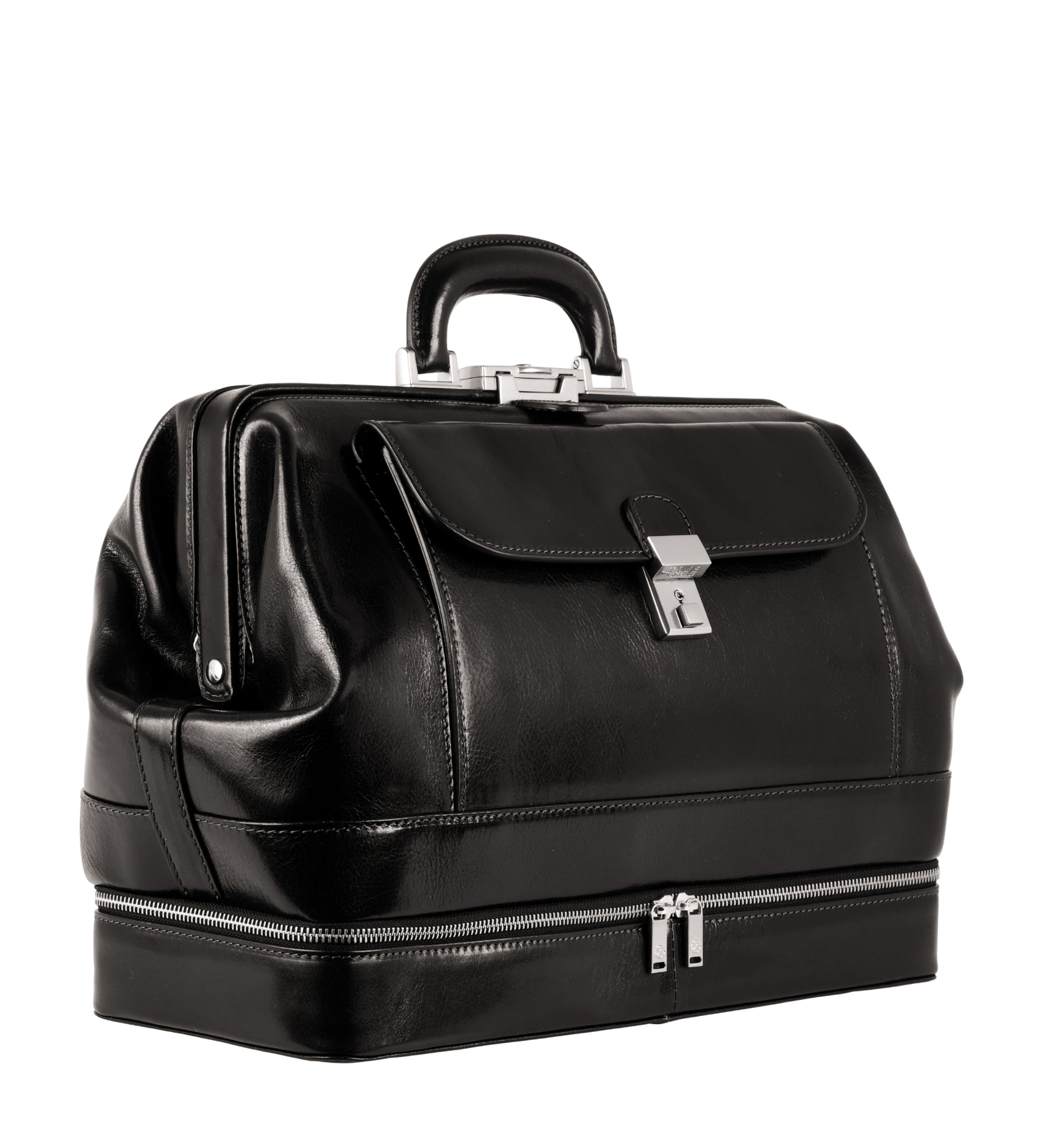 Bolso de médico de cuero italiano grande para mujer: The Master and Margarita