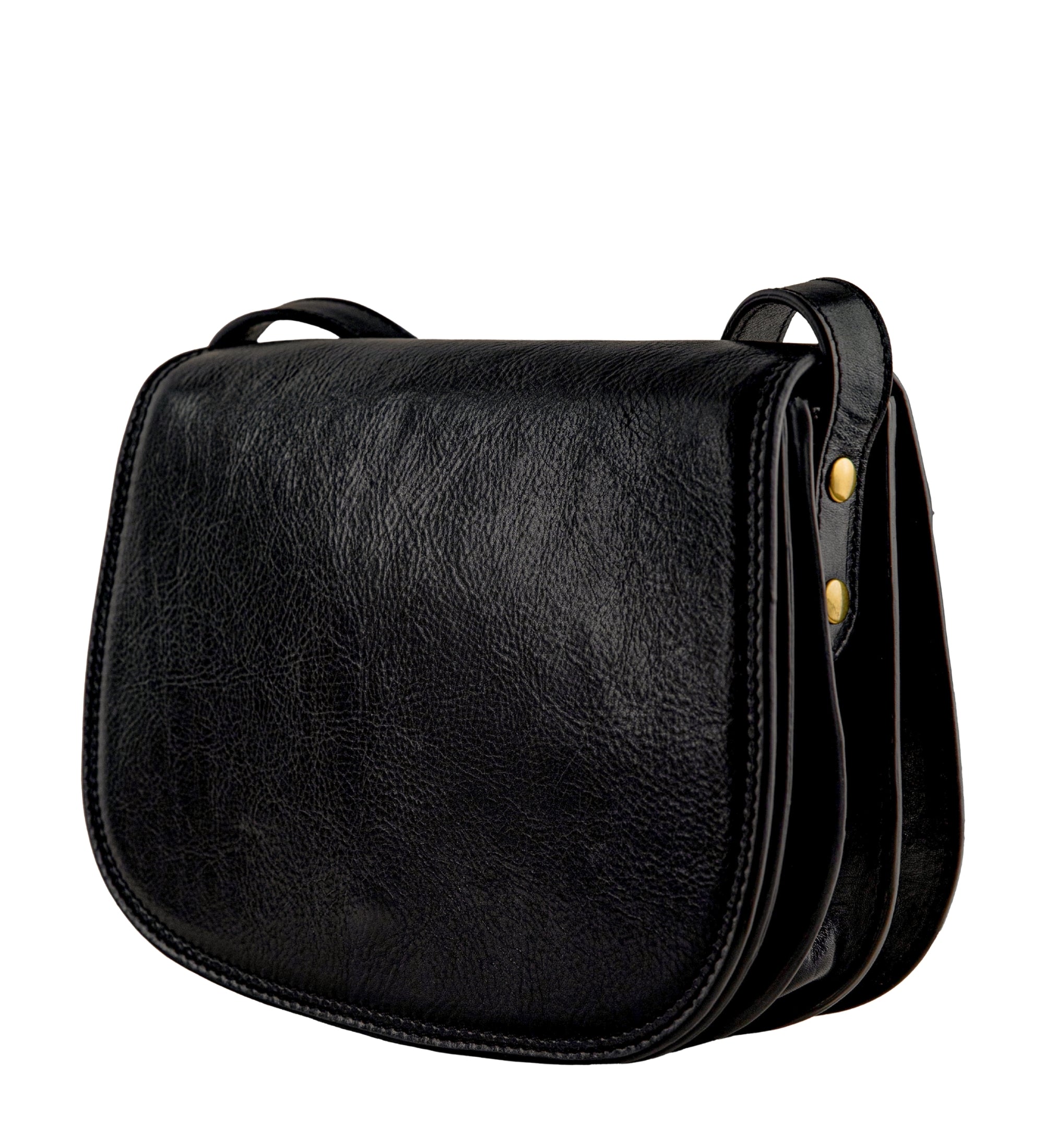 Bolso bandolera saddle de cuero para mujer: Moonfleet