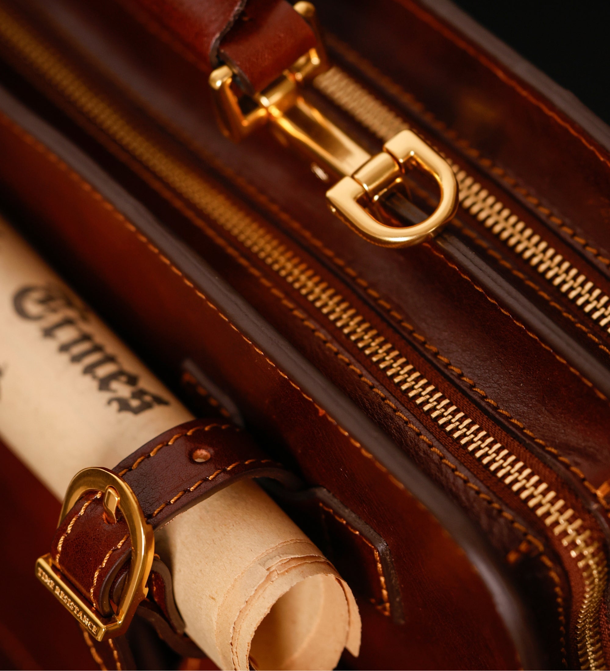 Maletín, bolso tipo satchel de cuero: The Prophet