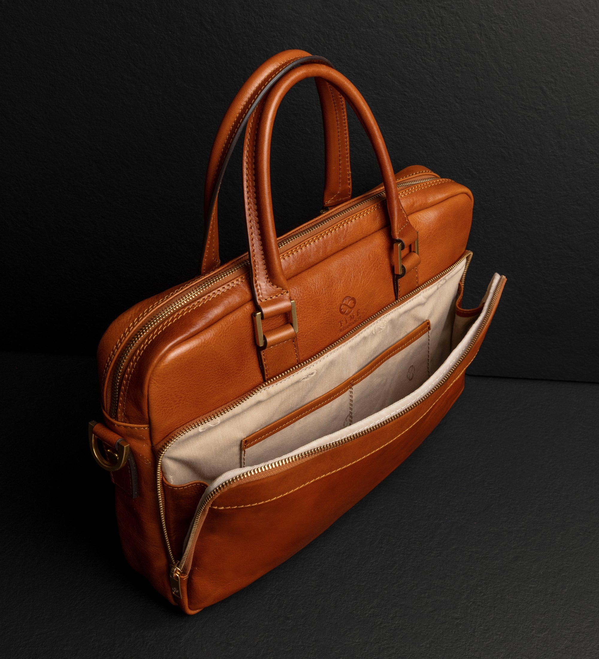 Bolso para portátil/maletín de cuero: Orlando