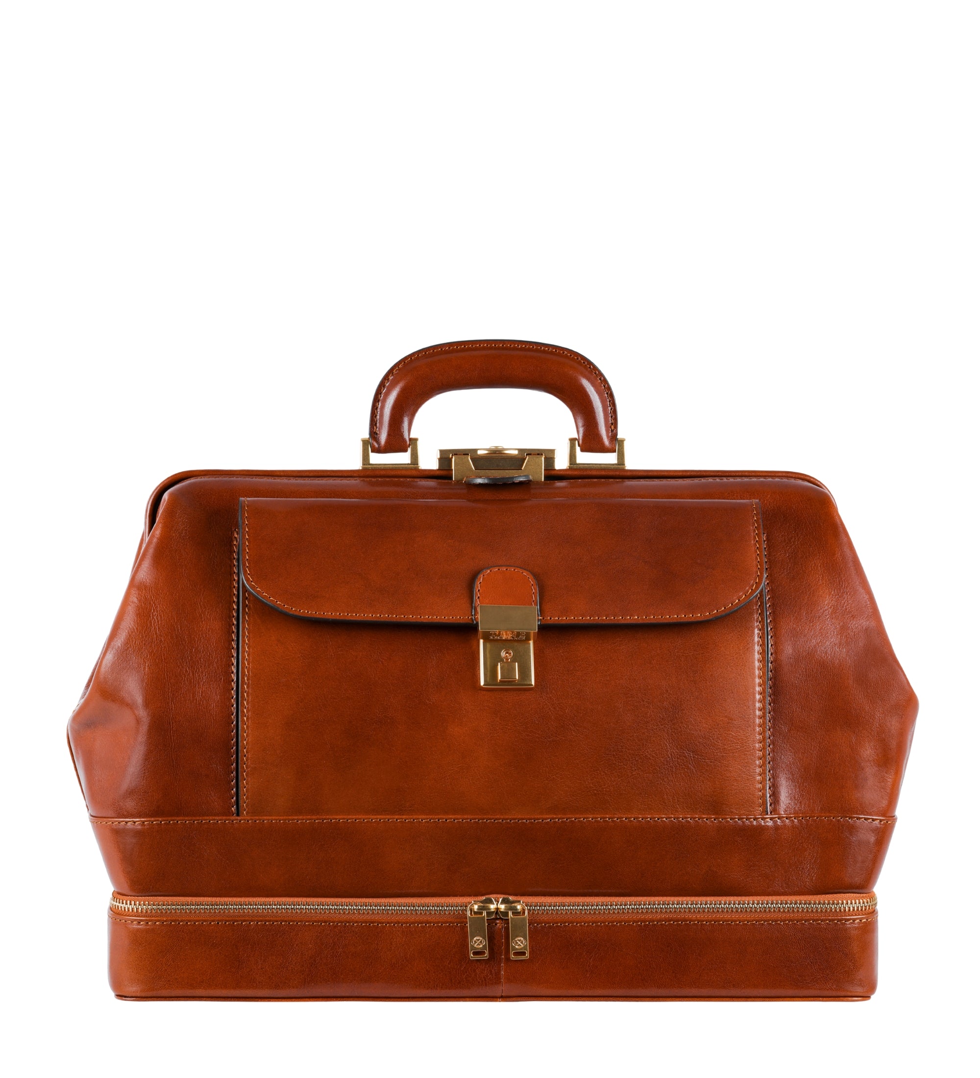 Bolso de médico de cuero italiano grande: The Master and Margarita