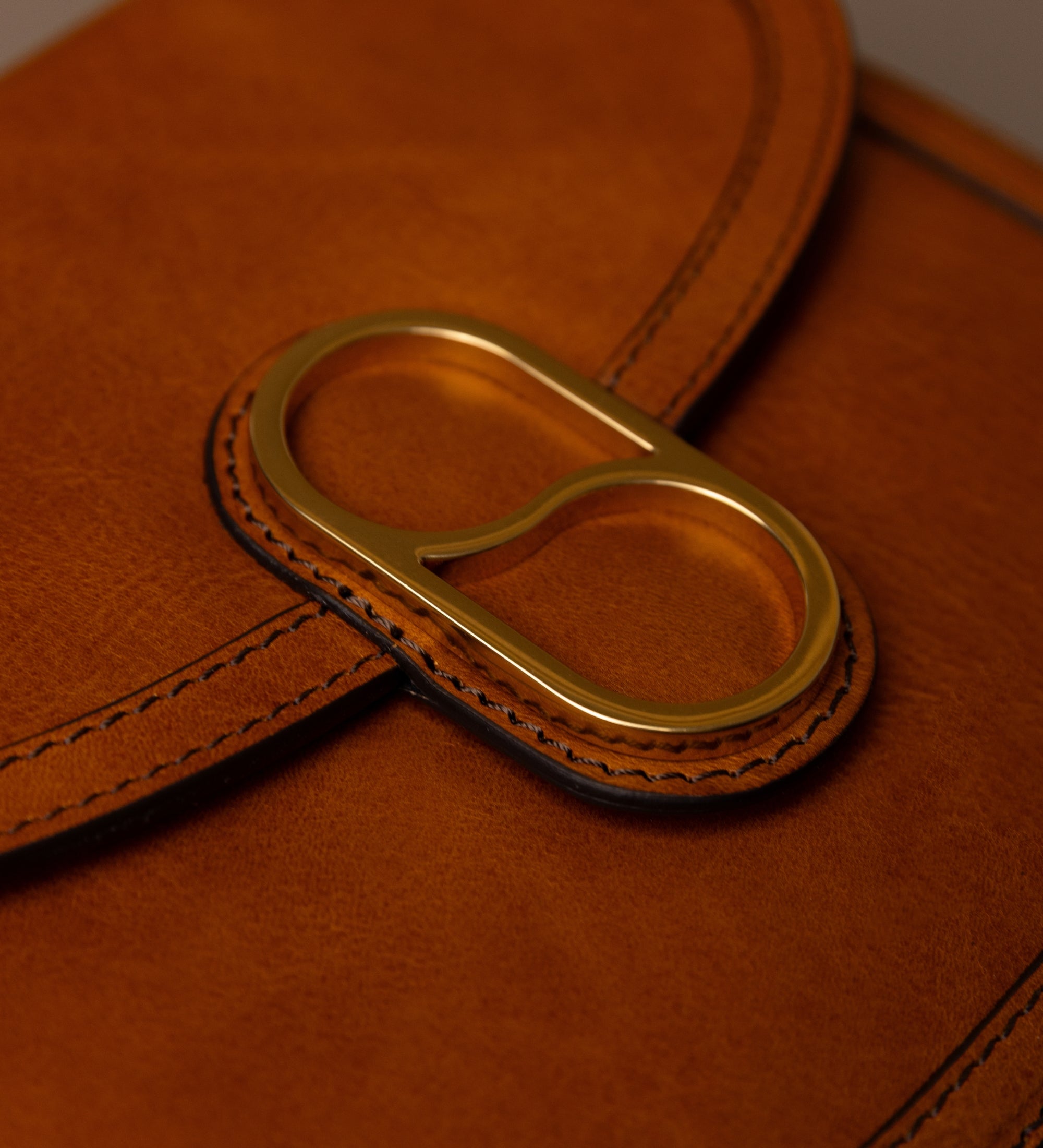 Bolso bandolera saddle de cuero para mujer: Villette