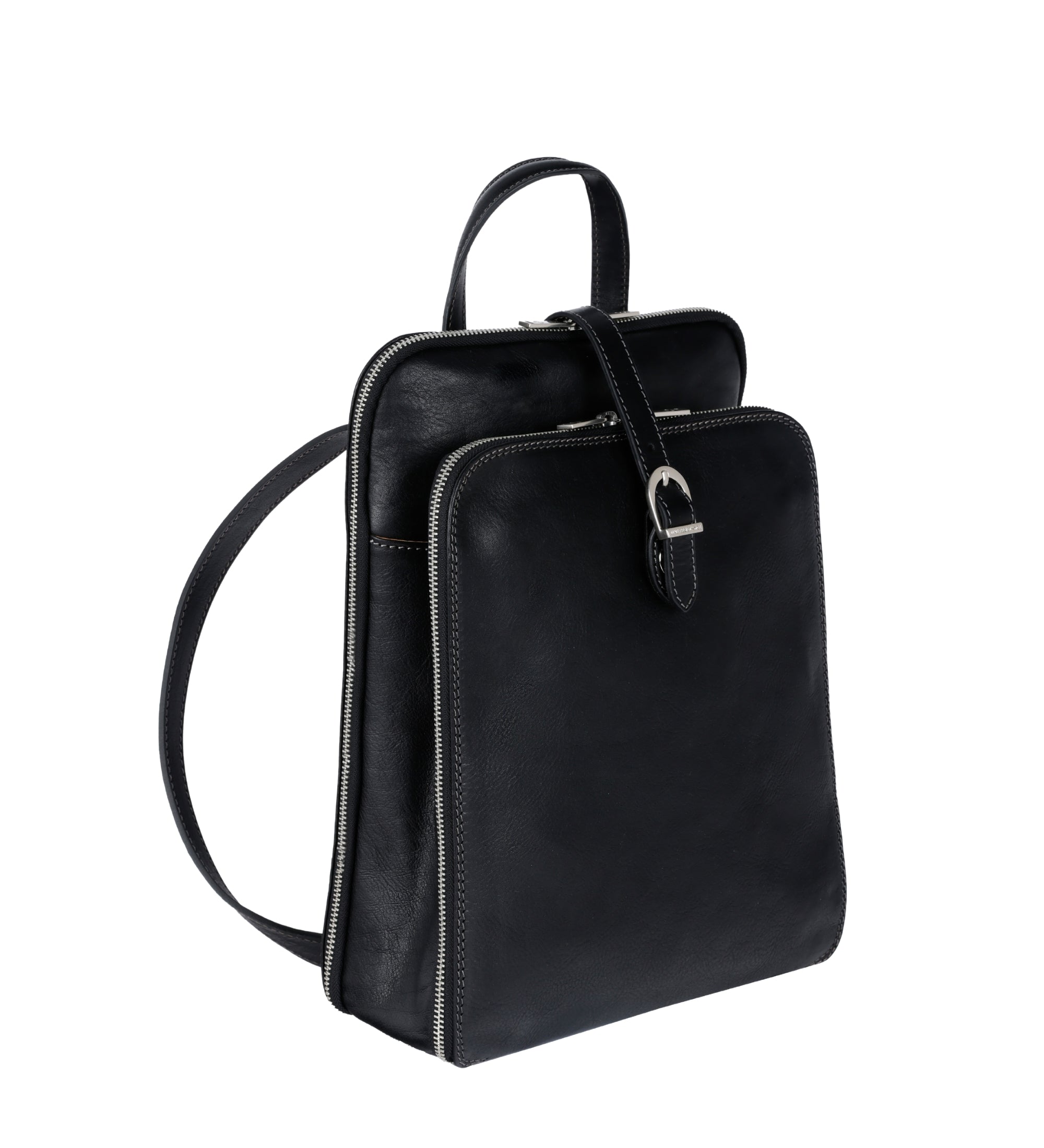 Bolso de hombro/mochila de cuero convertible para mujer: Clarissa