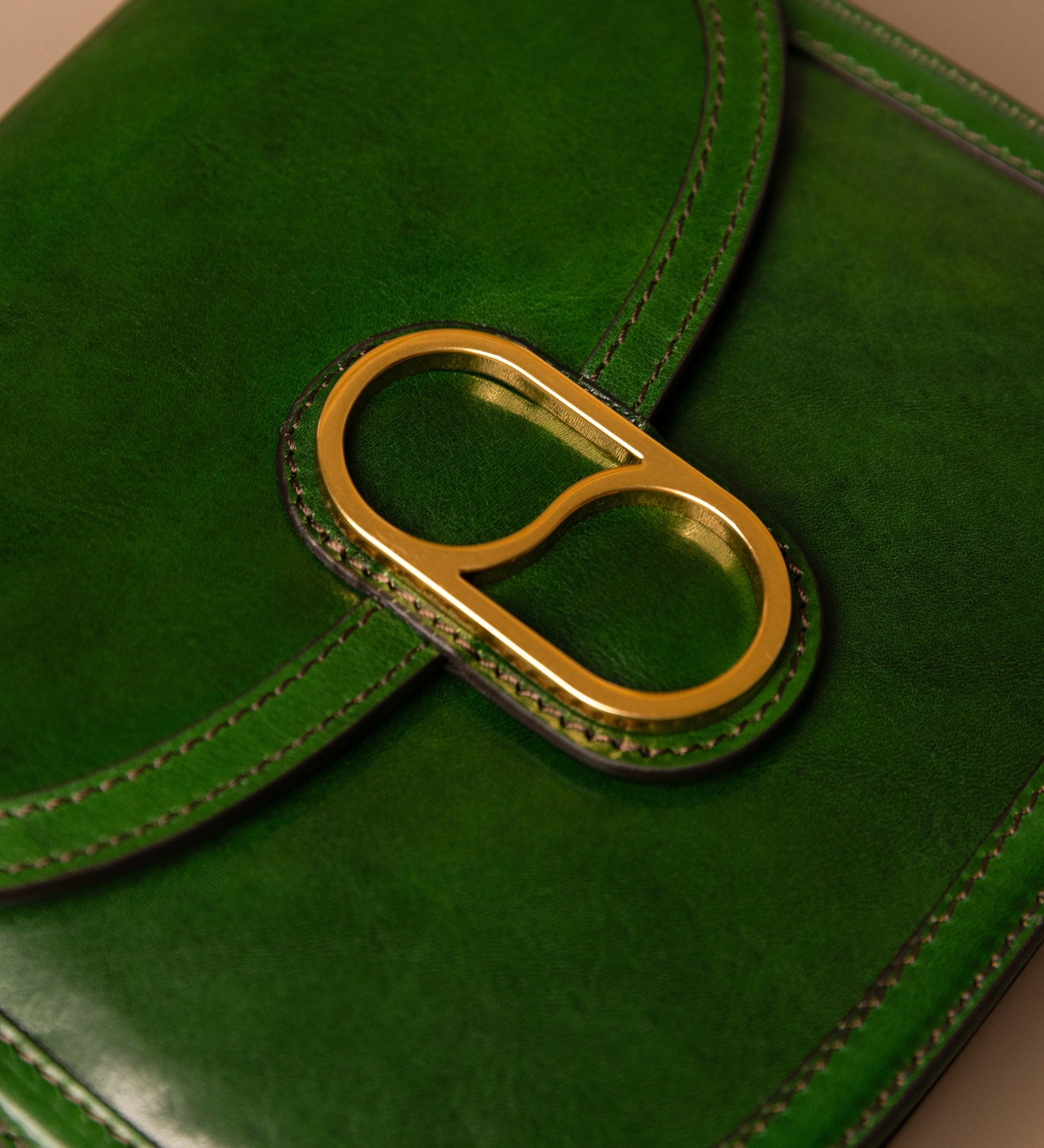 Bolso bandolera saddle de cuero para mujer: Villette