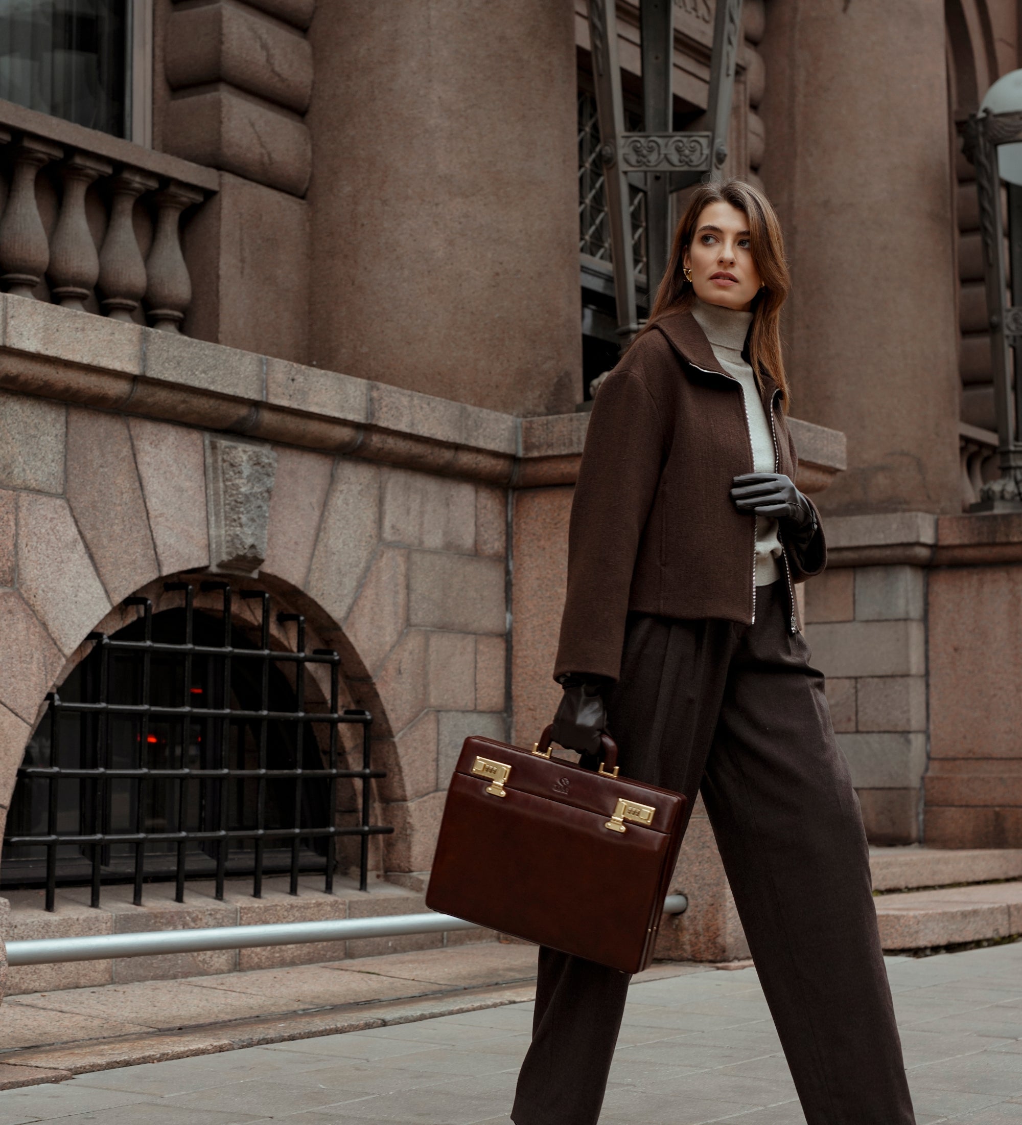 Maletín, maletín ejecutivo de cuero para mujer: Vendetta