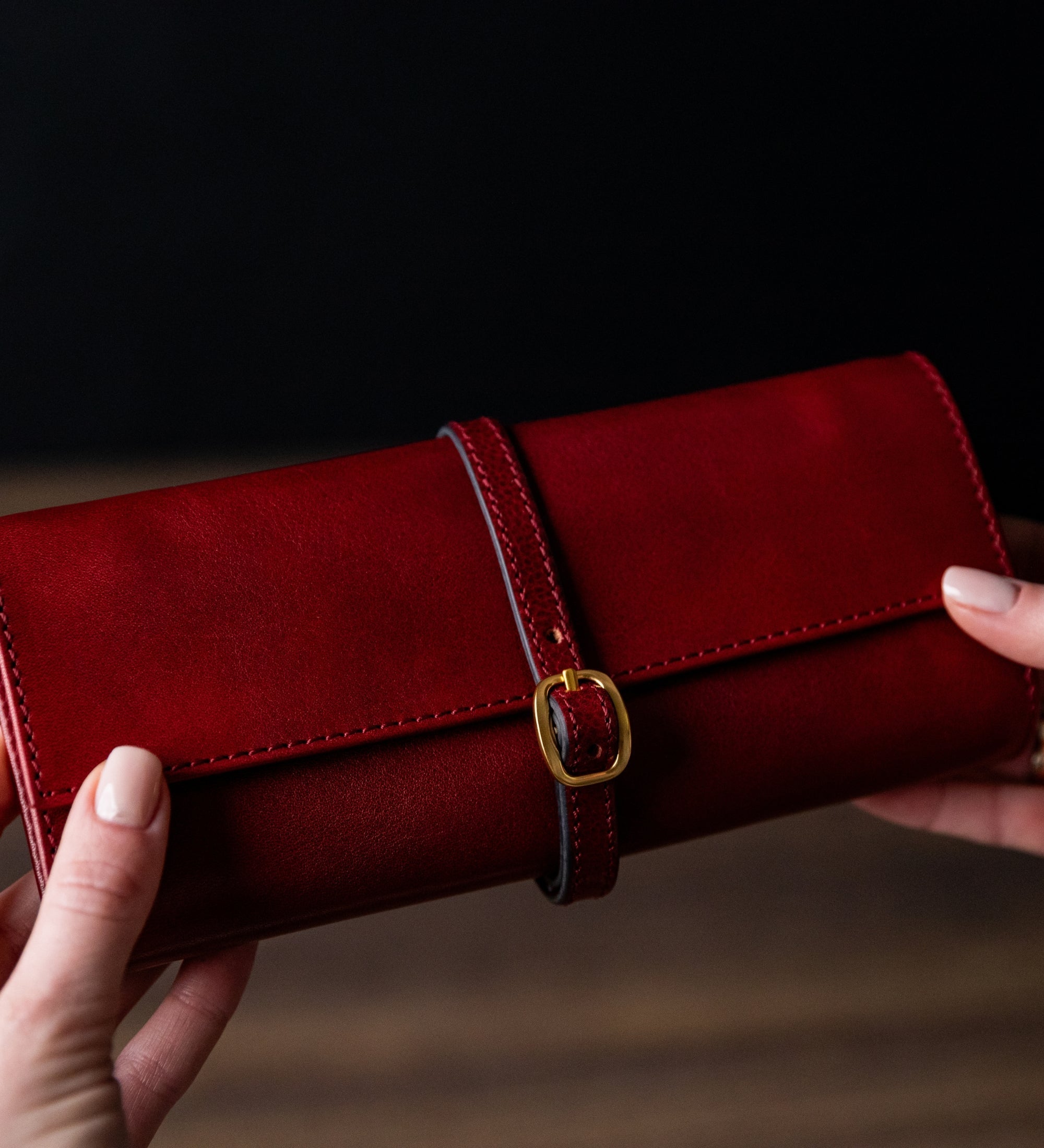 Funda de viaje de cuero para joyas para mujer: Madame Bovary