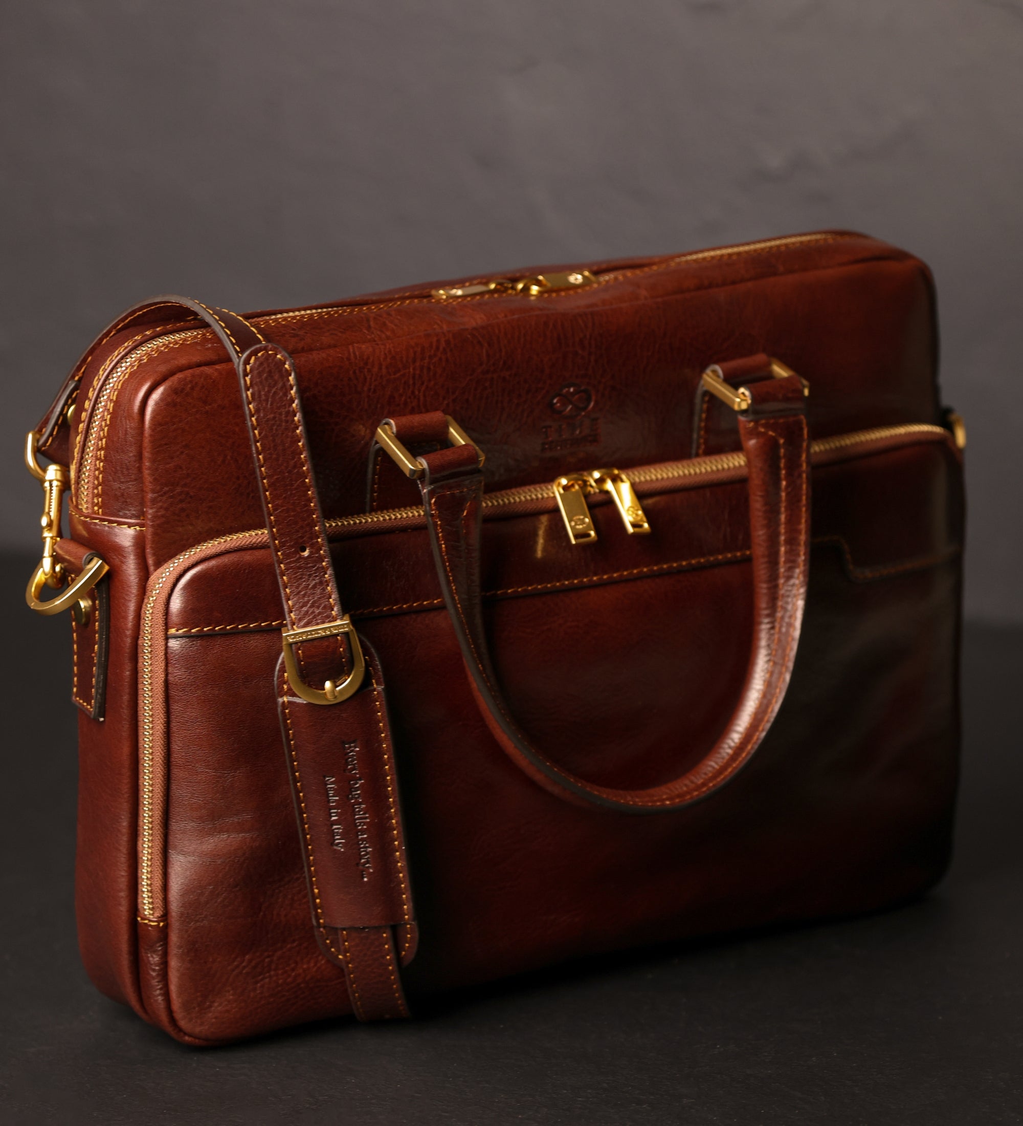 Bolso para portátil/maletín de cuero: Orlando