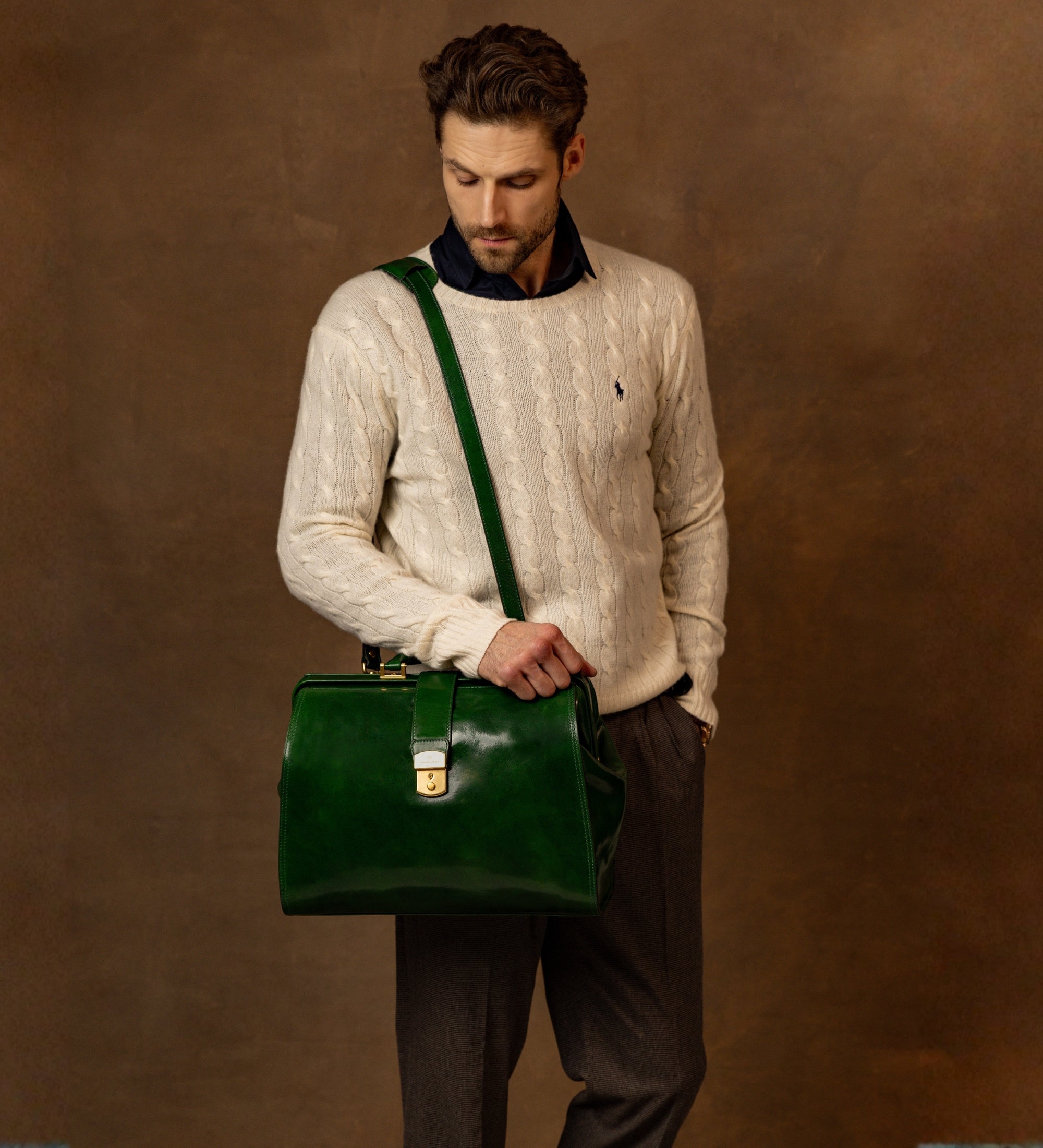 Bolso de médico de cuero grande: Mrs Dalloway