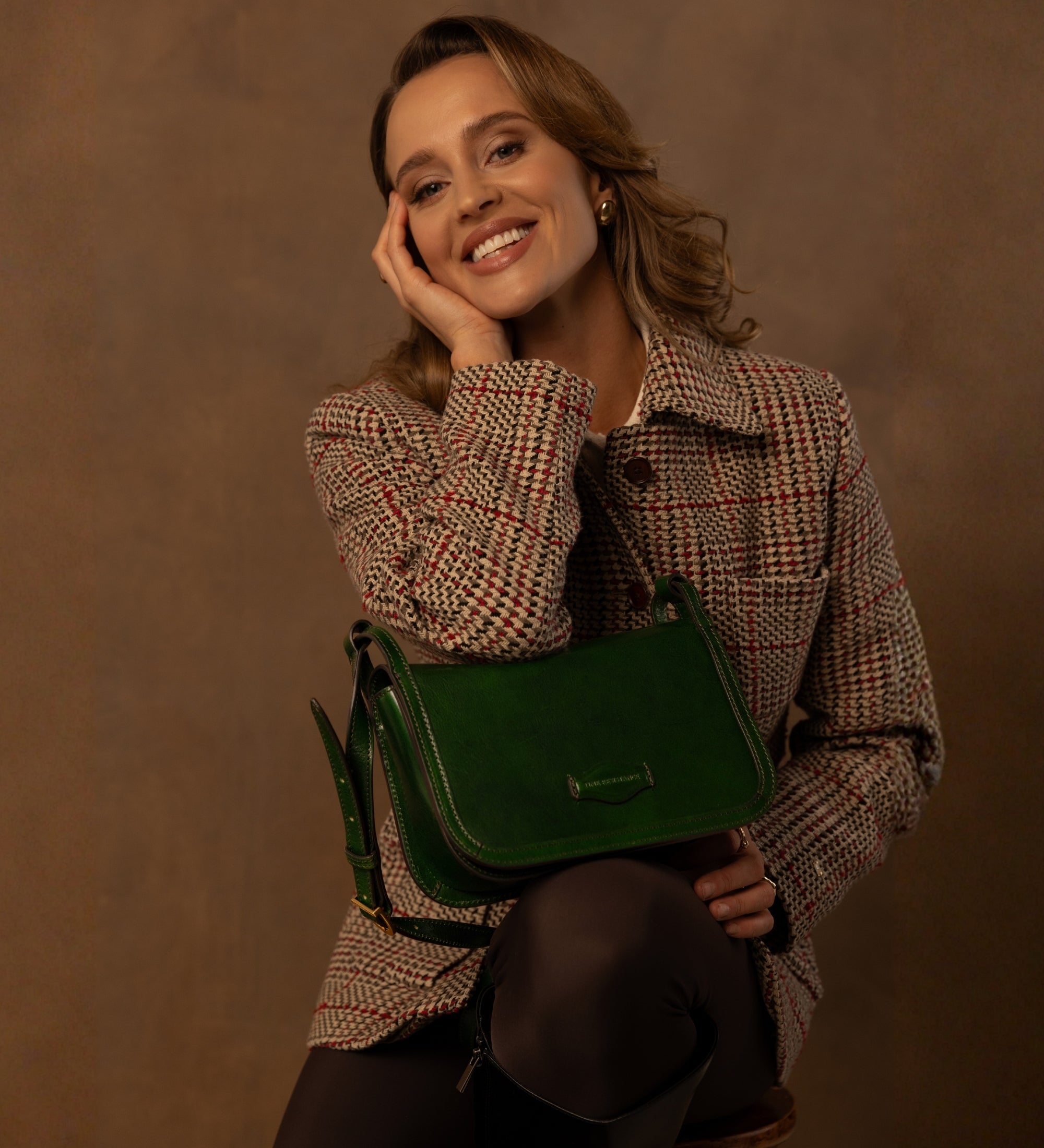 Bolso bandolera de cuero para mujer: Il Piacere