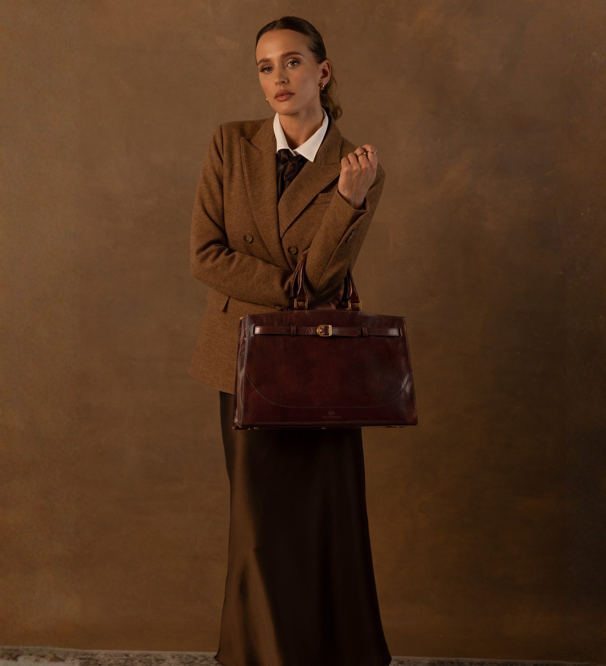 Bolso de mano de cuero para mujer: Shirley