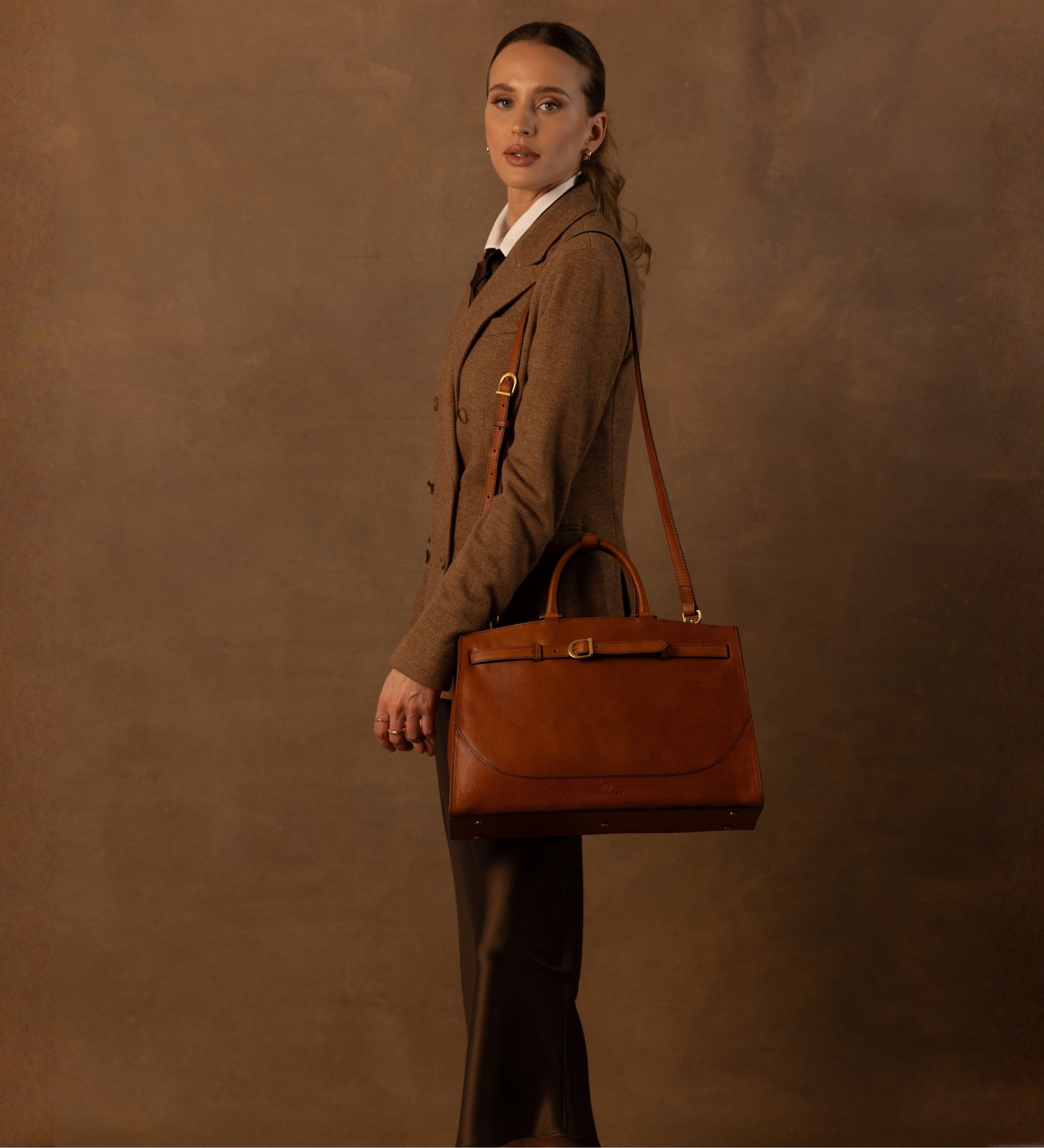 Bolso de mano de cuero para mujer: Shirley