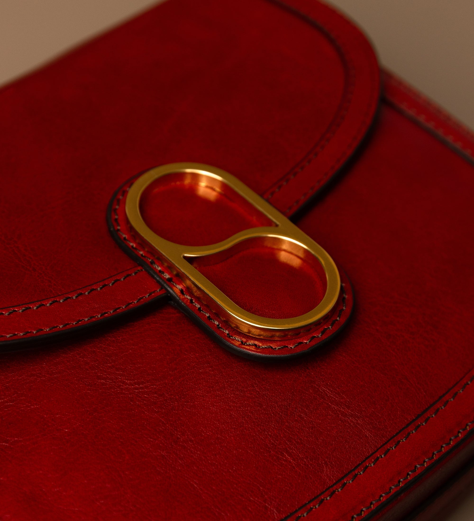 Bolso bandolera saddle de cuero para mujer: Villette