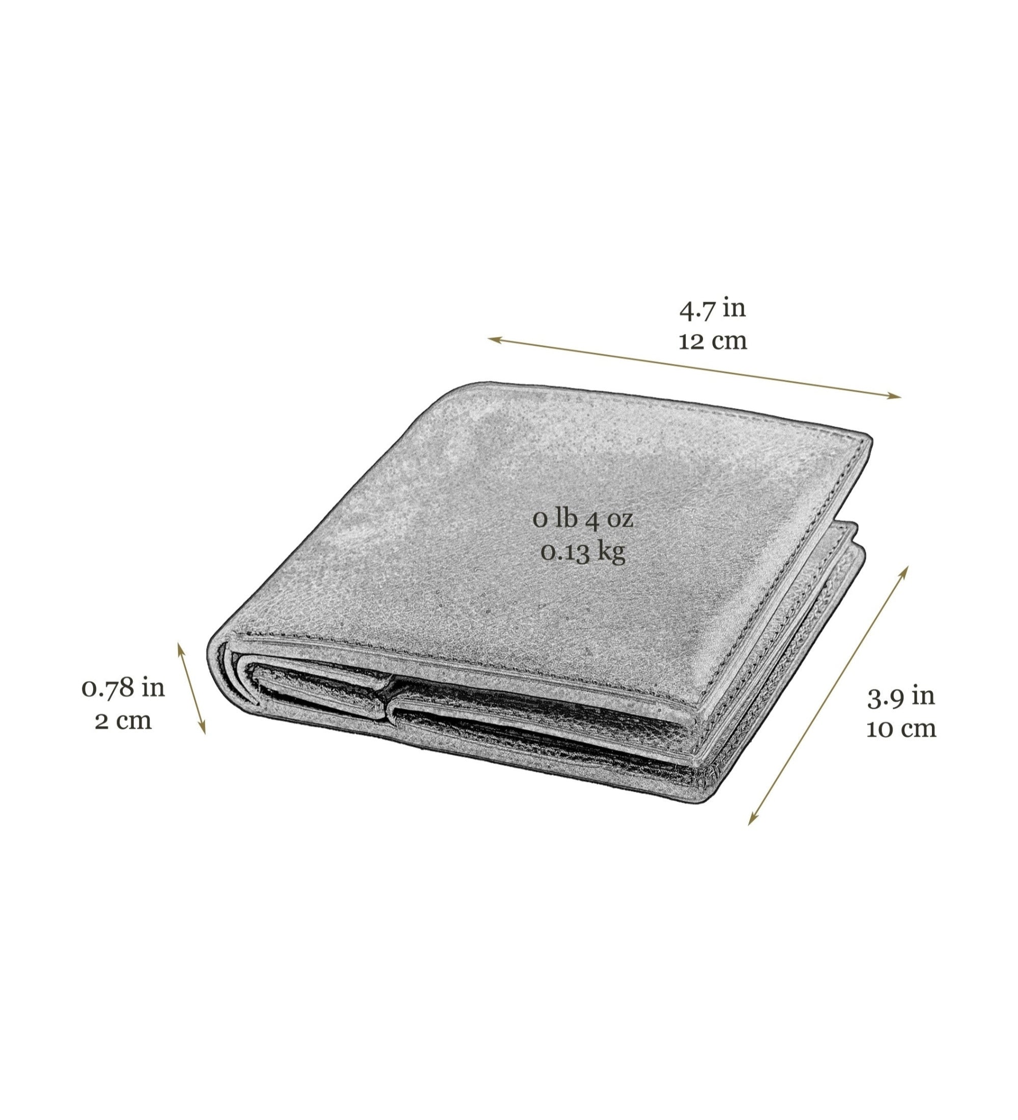 Cartera de cuero de doble compartimento: Daniel