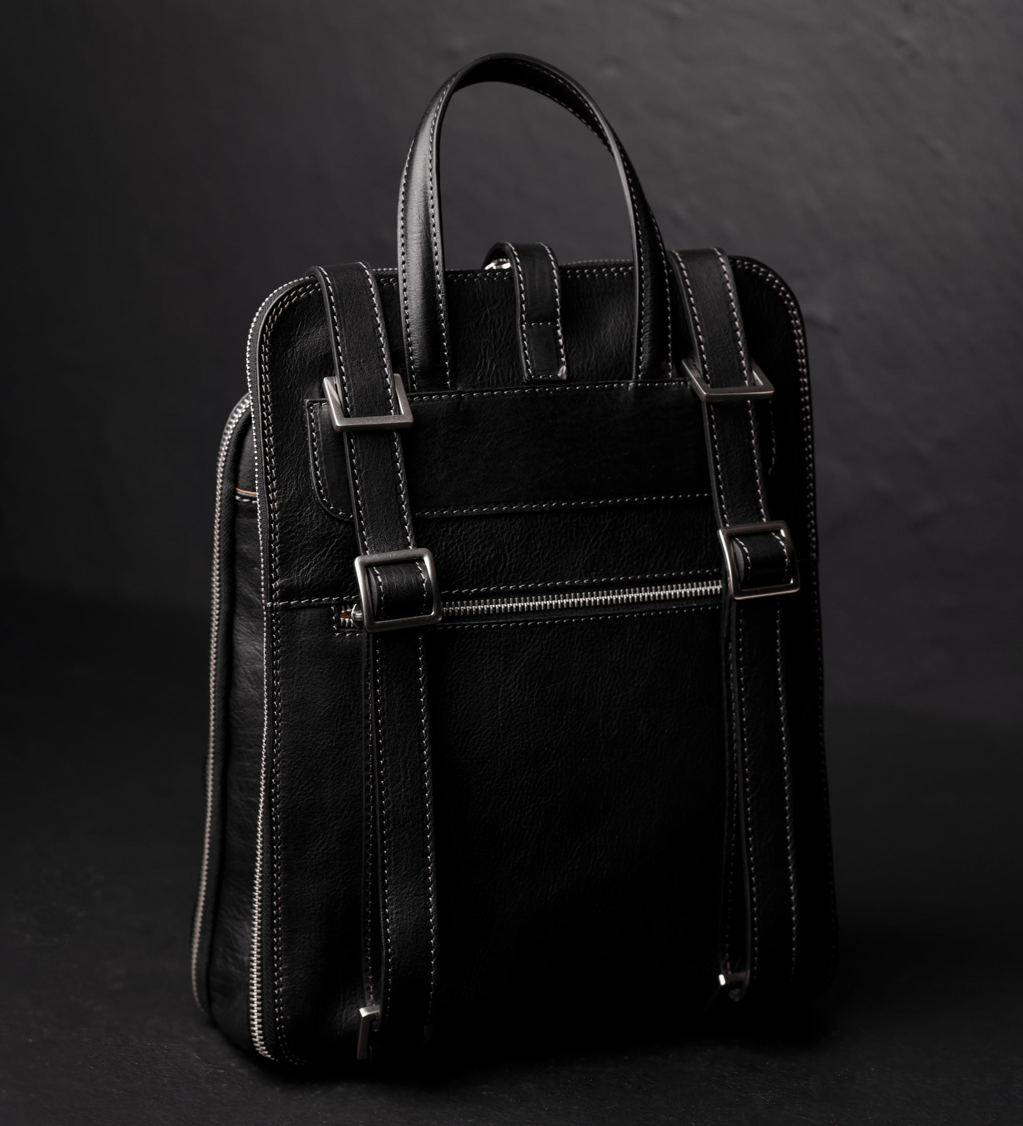 Bolso de hombro/mochila de cuero convertible para mujer: Clarissa