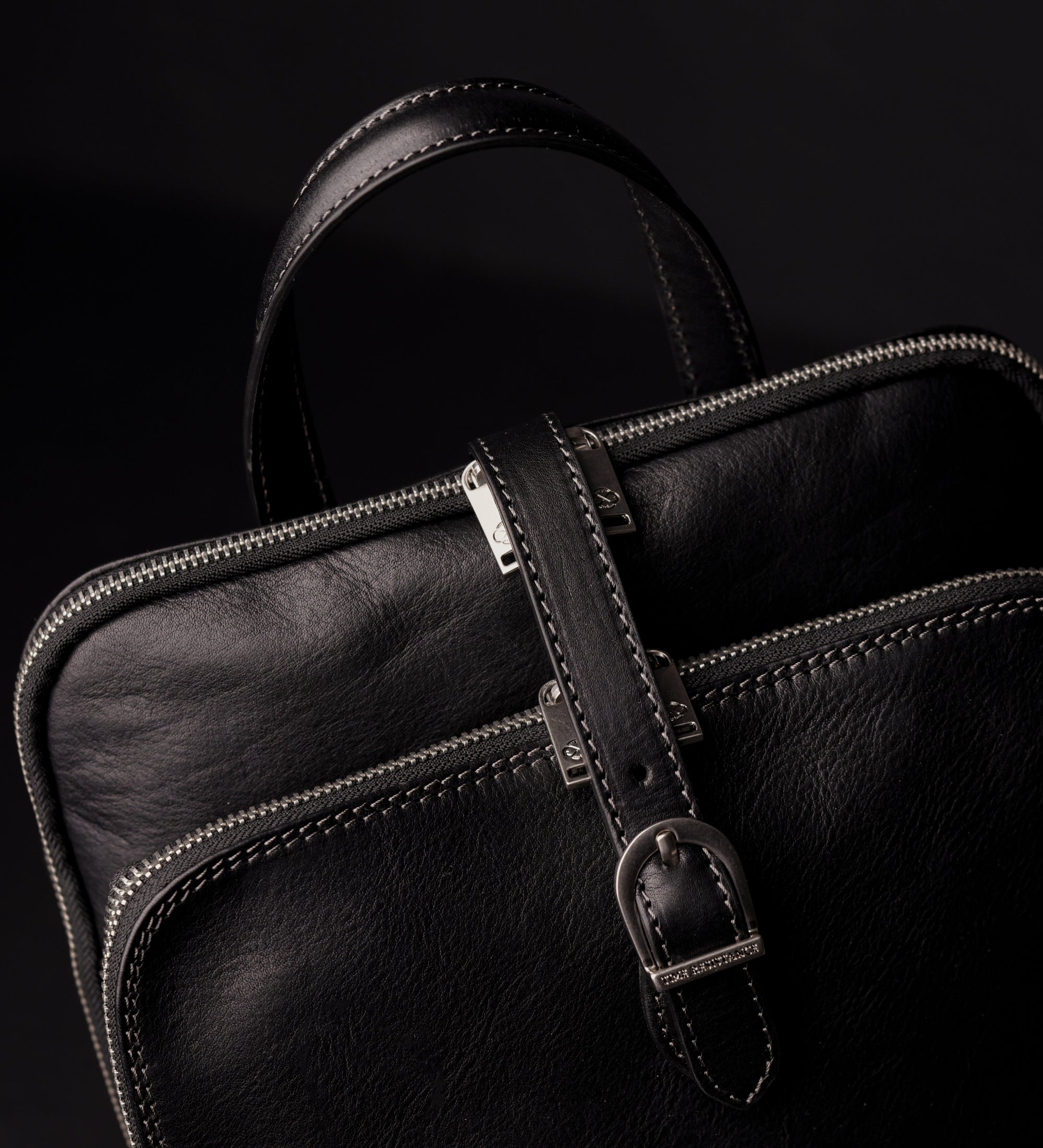 Bolso de hombro/mochila de cuero convertible para mujer: Clarissa