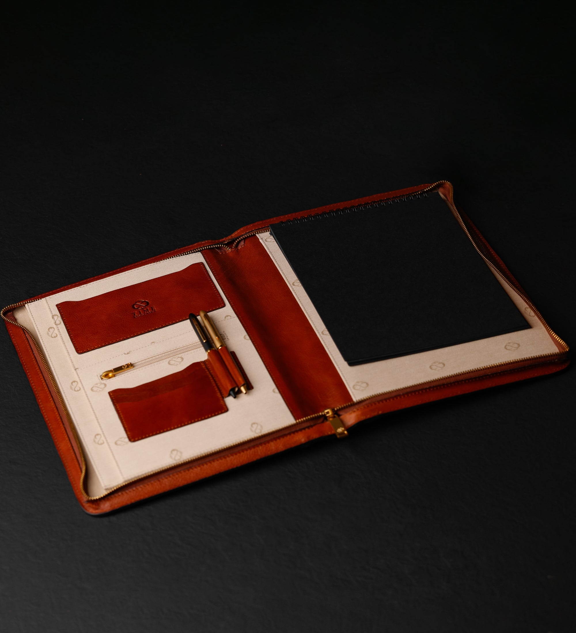 Organizador portadocumentos A4 de cuero: Candide