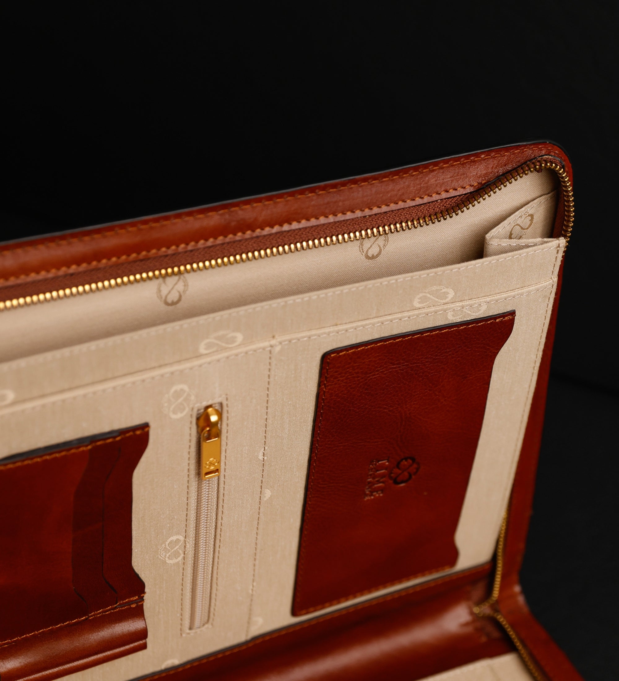 Organizador portadocumentos A4 de cuero: Candide