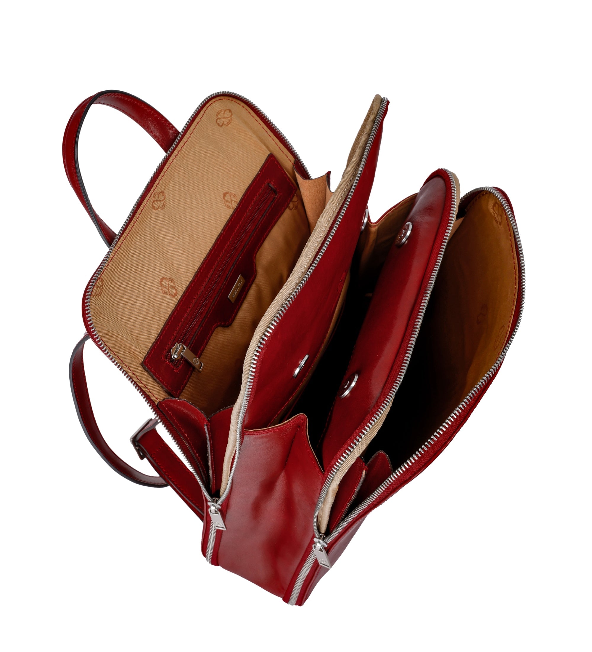 Bolso de hombro/mochila de cuero convertible para mujer: Clarissa