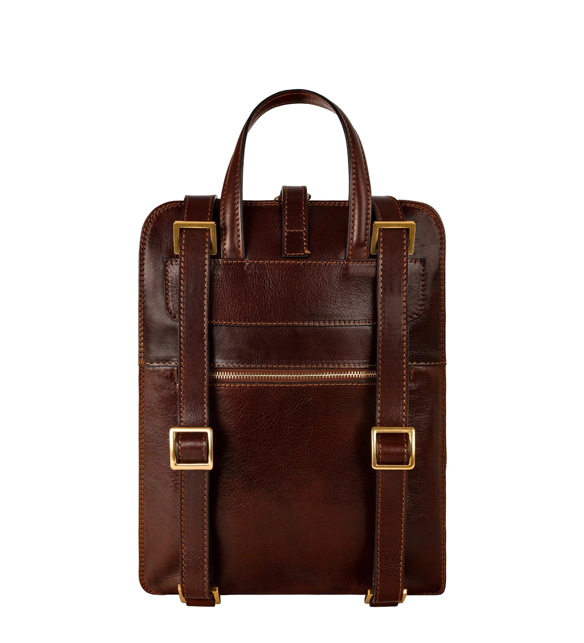 Bolso de hombro/mochila de cuero convertible para mujer: Clarissa