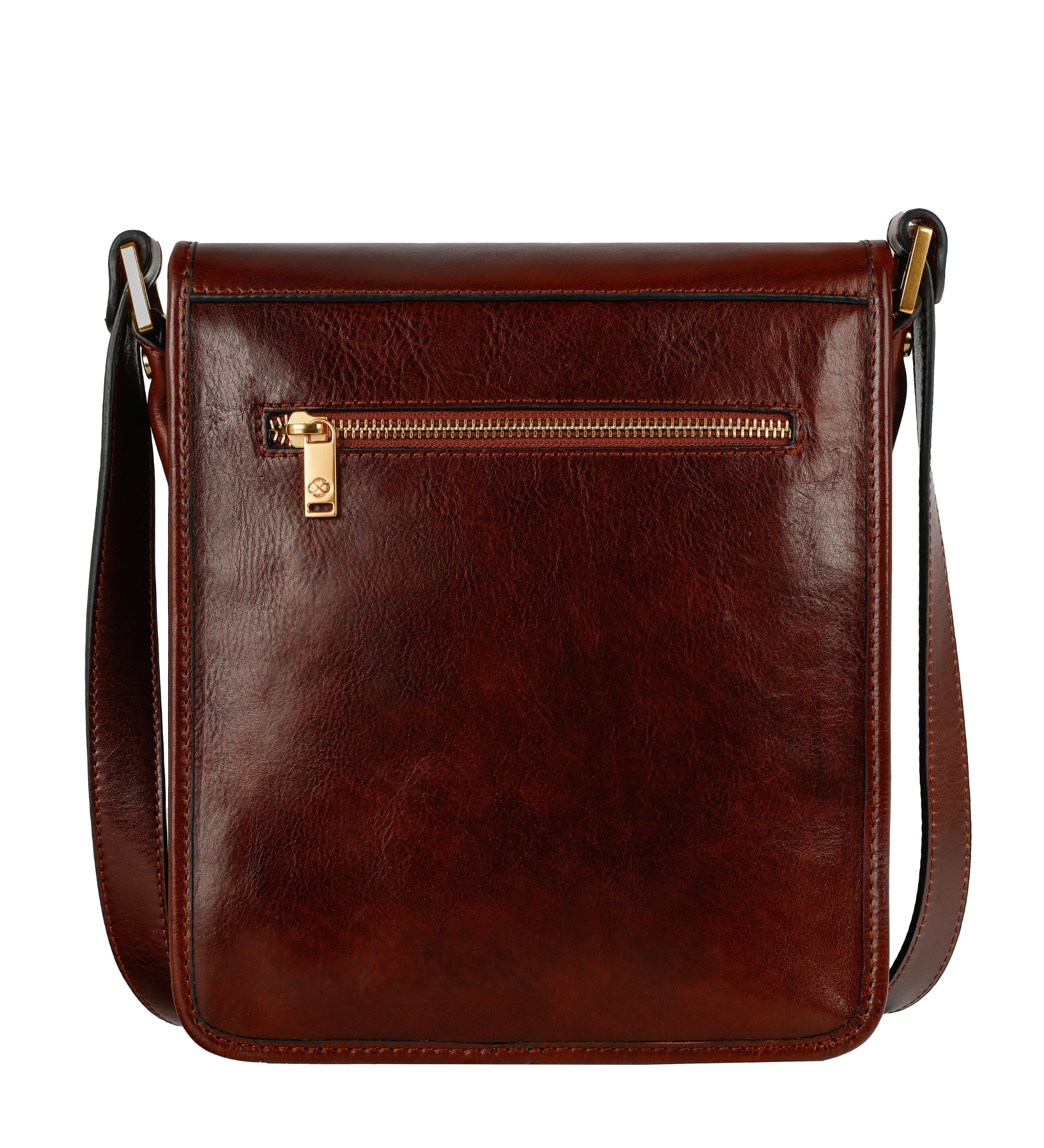 Bolso bandolera de cuero pequeño: On The Road