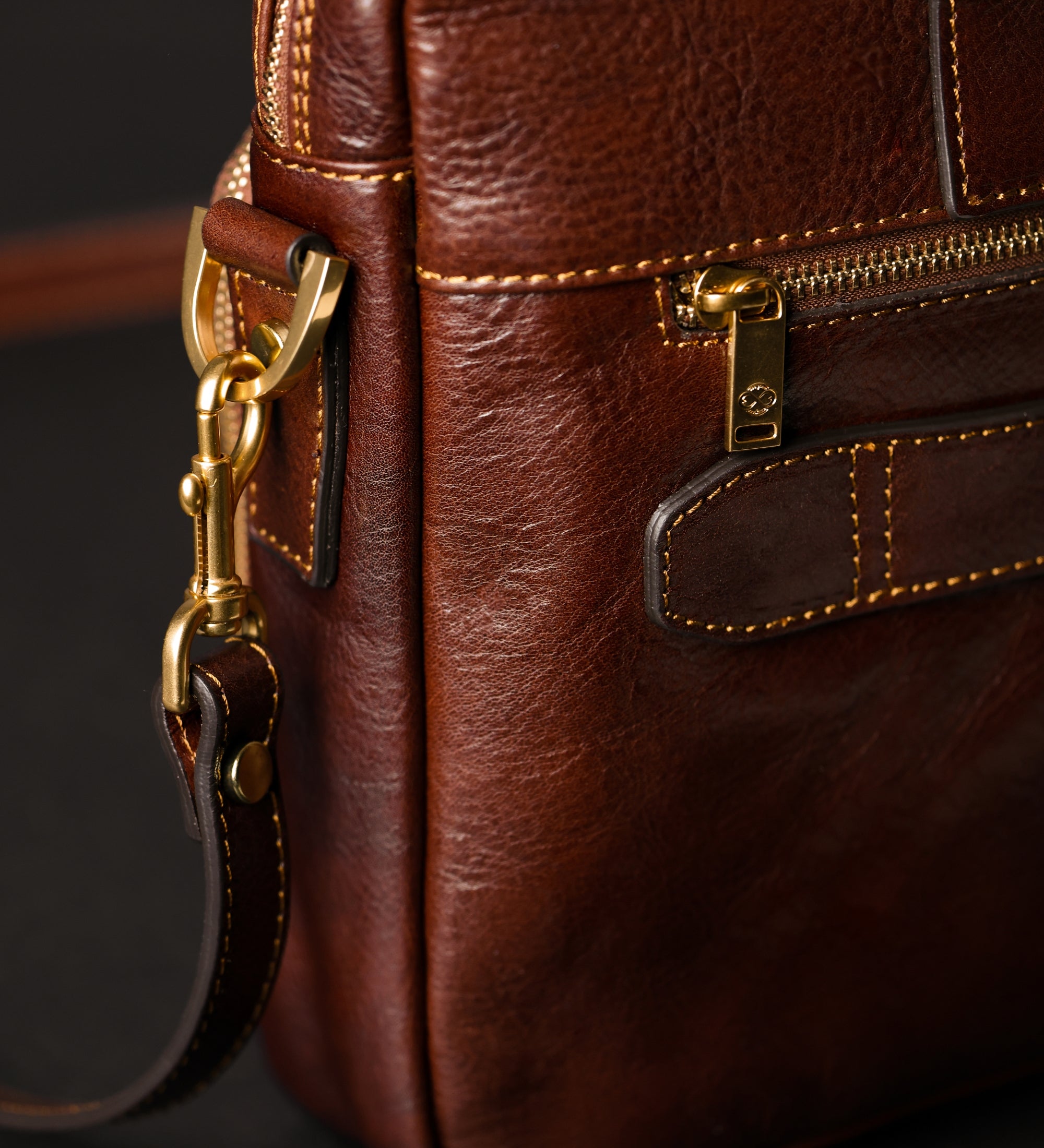 Bolso para portátil/maletín de cuero: Orlando