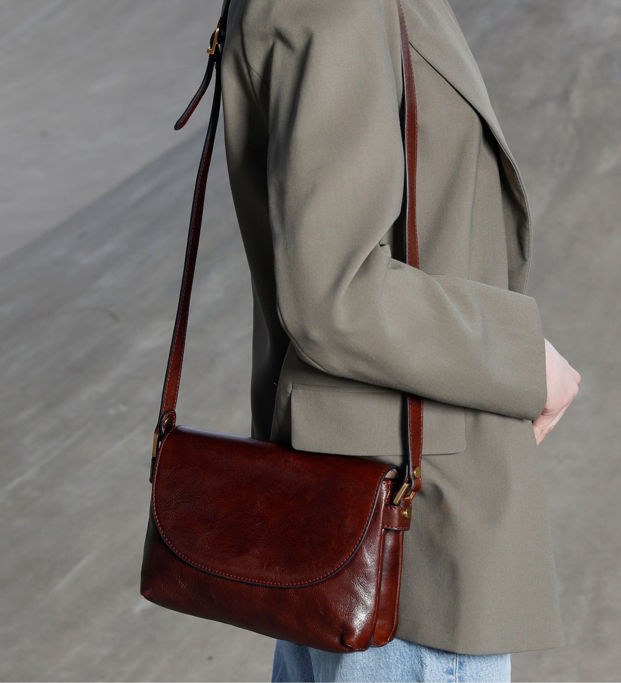 Bolso bandolera de cuero para mujer: Sophie's Choice