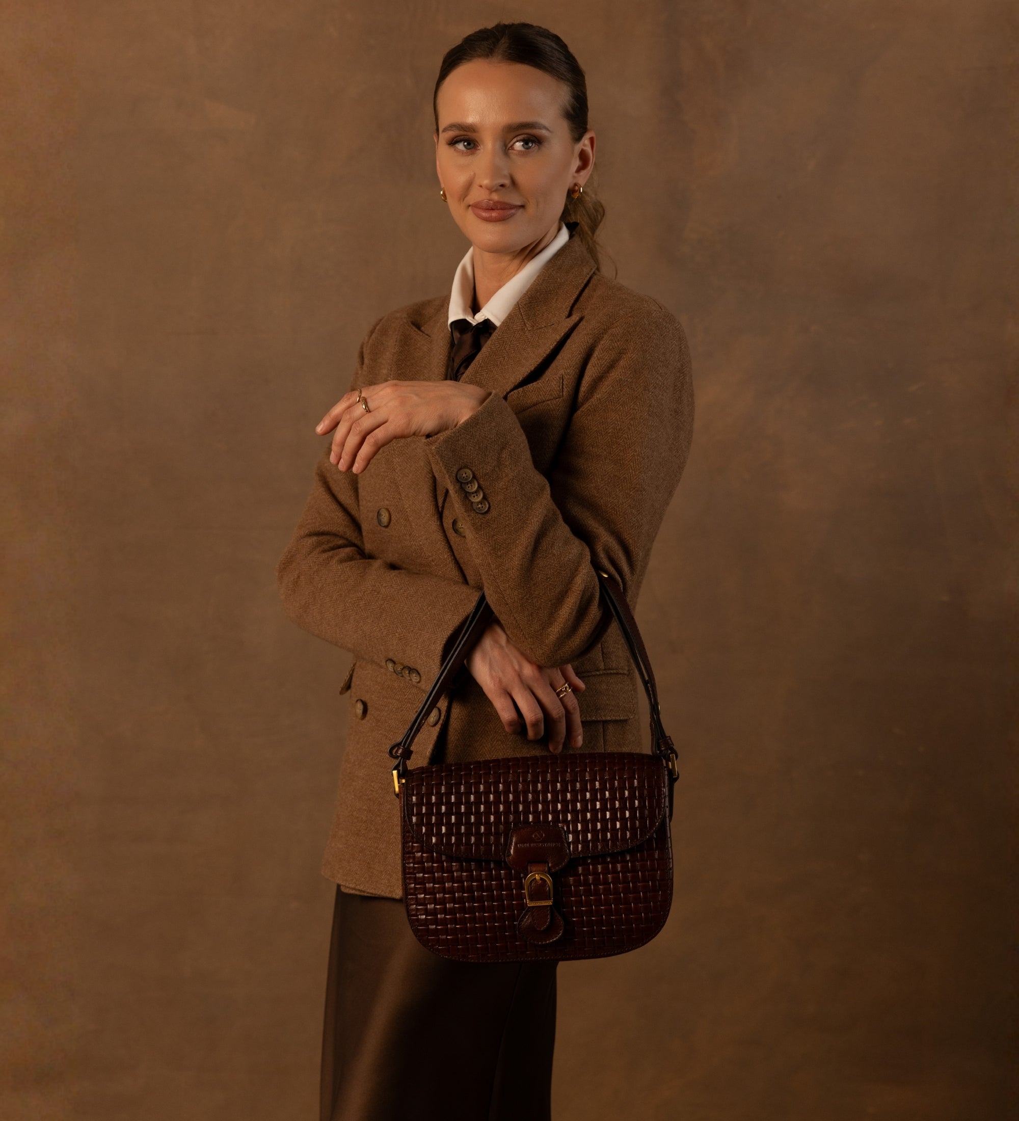 Bolso saddle de cuero para mujer: Romola