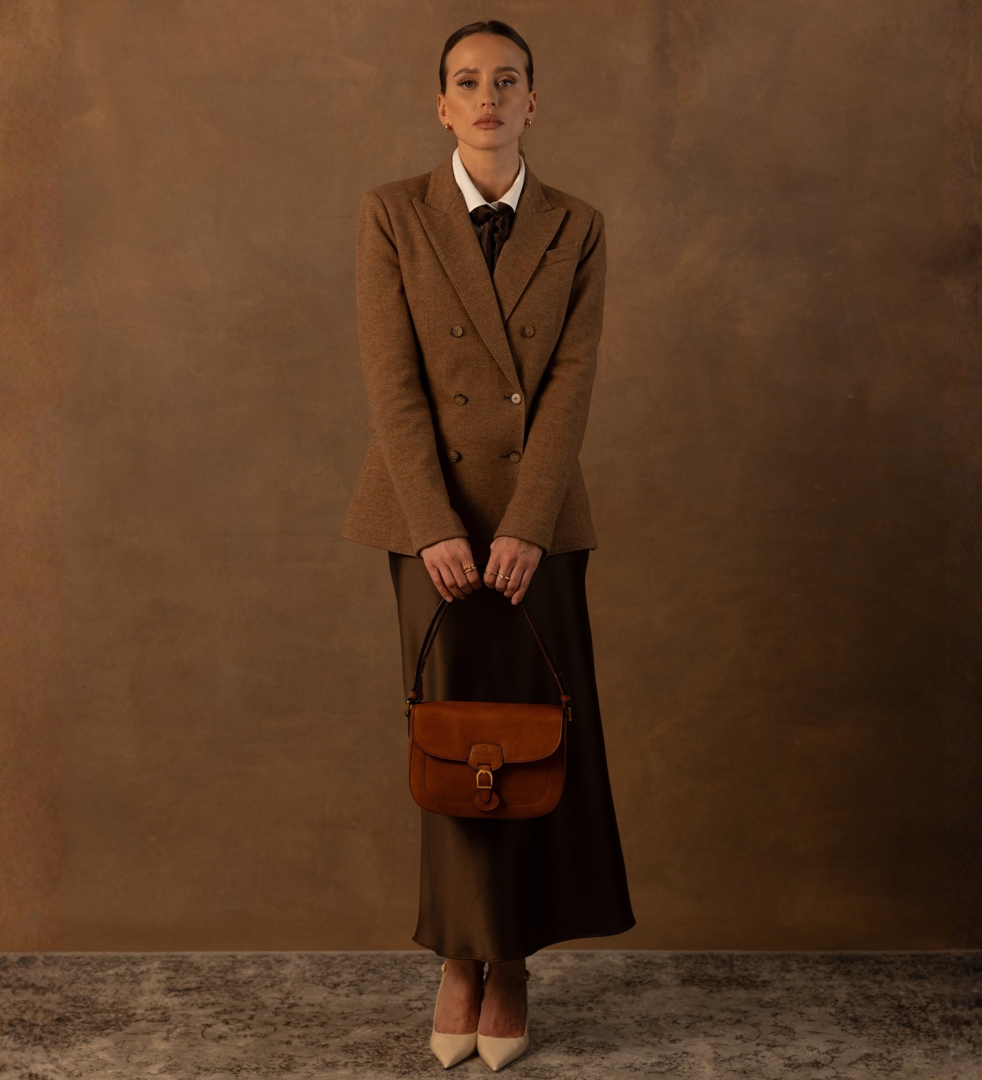 Bolso saddle de cuero para mujer: Romola