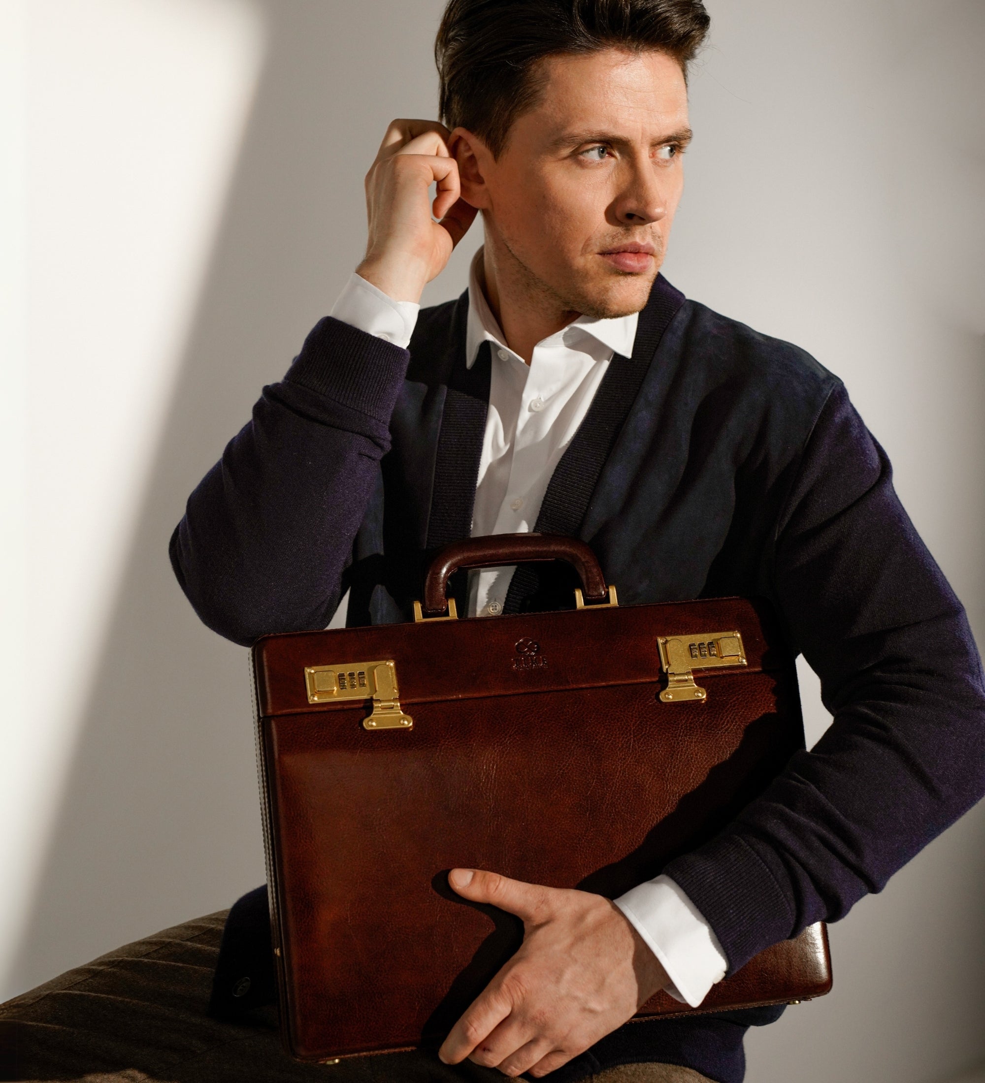 Maletín, maletín ejecutivo de cuero: Vendetta