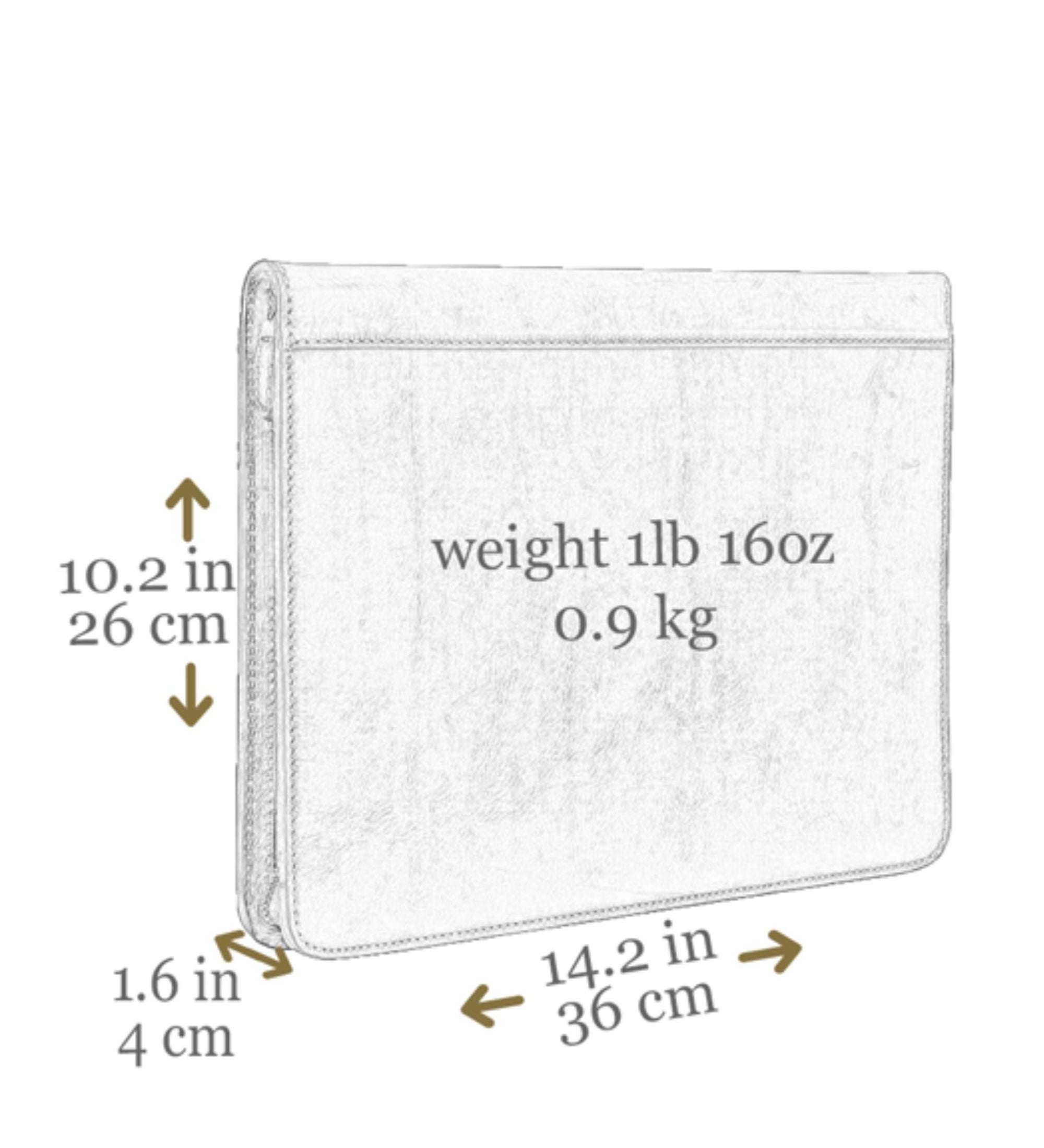 Organizador portadocumentos A4 de cuero: Candide