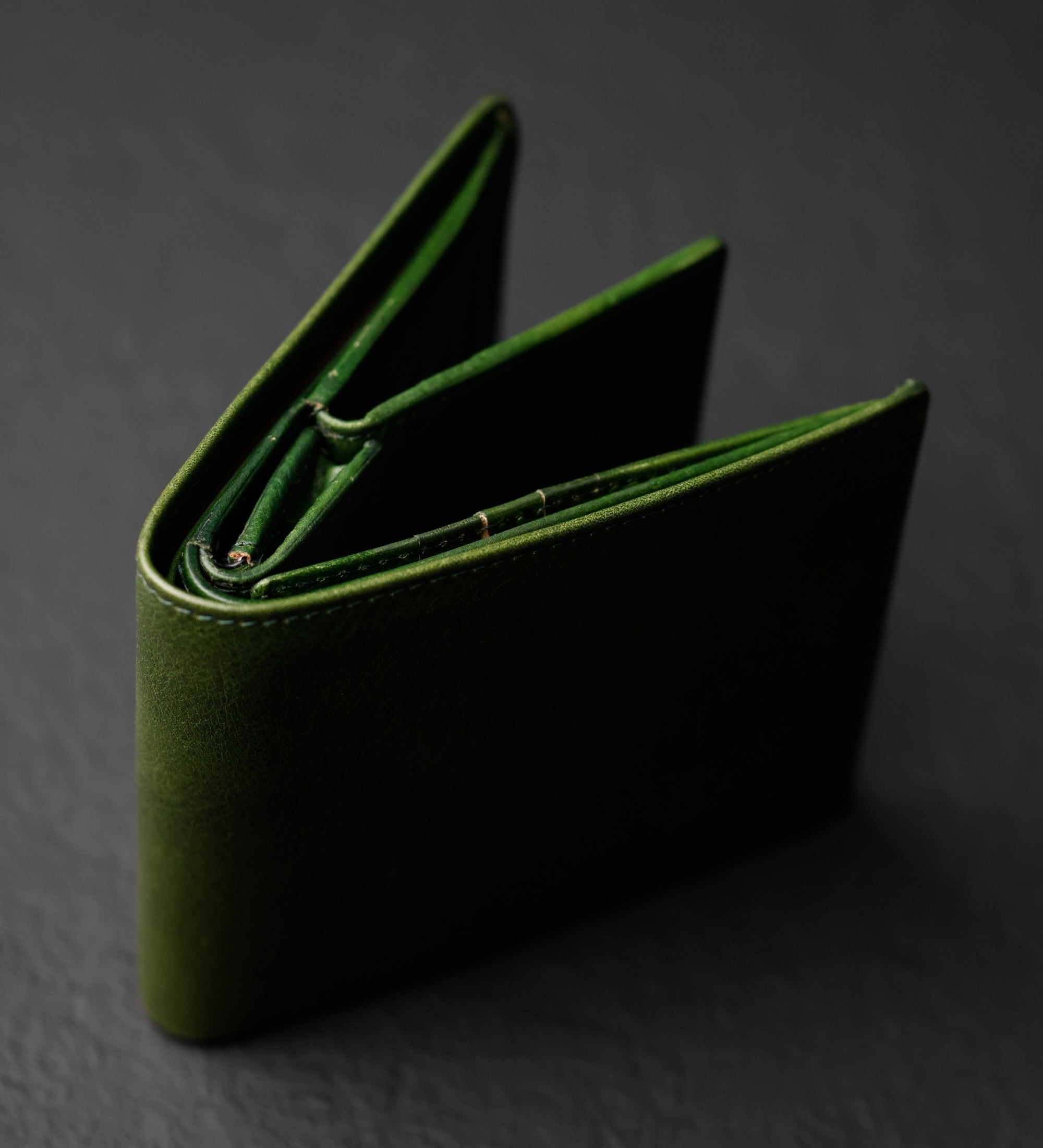 Cartera de cuero de doble compartimento: Daniel