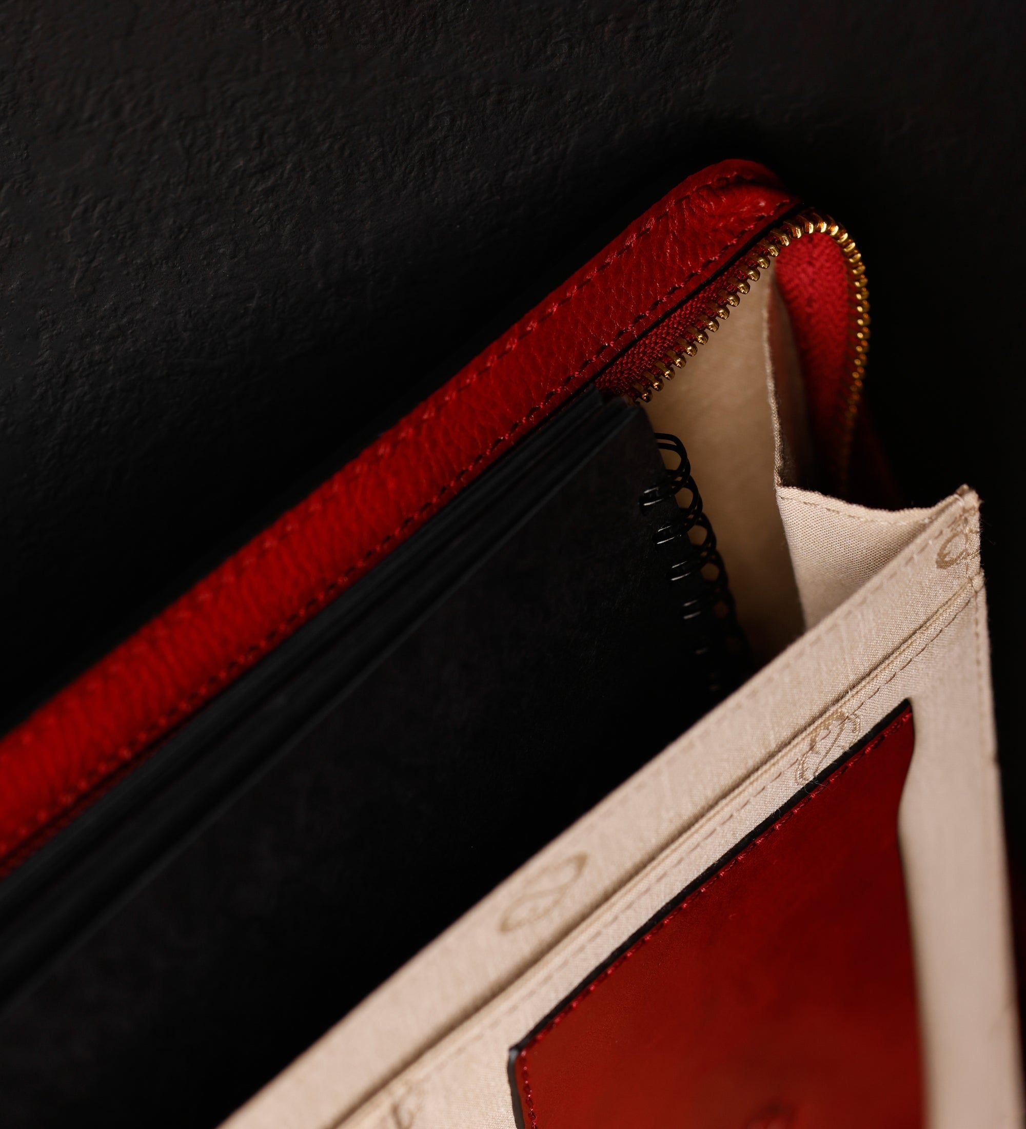 Organizador portadocumentos A4 de cuero: Candide