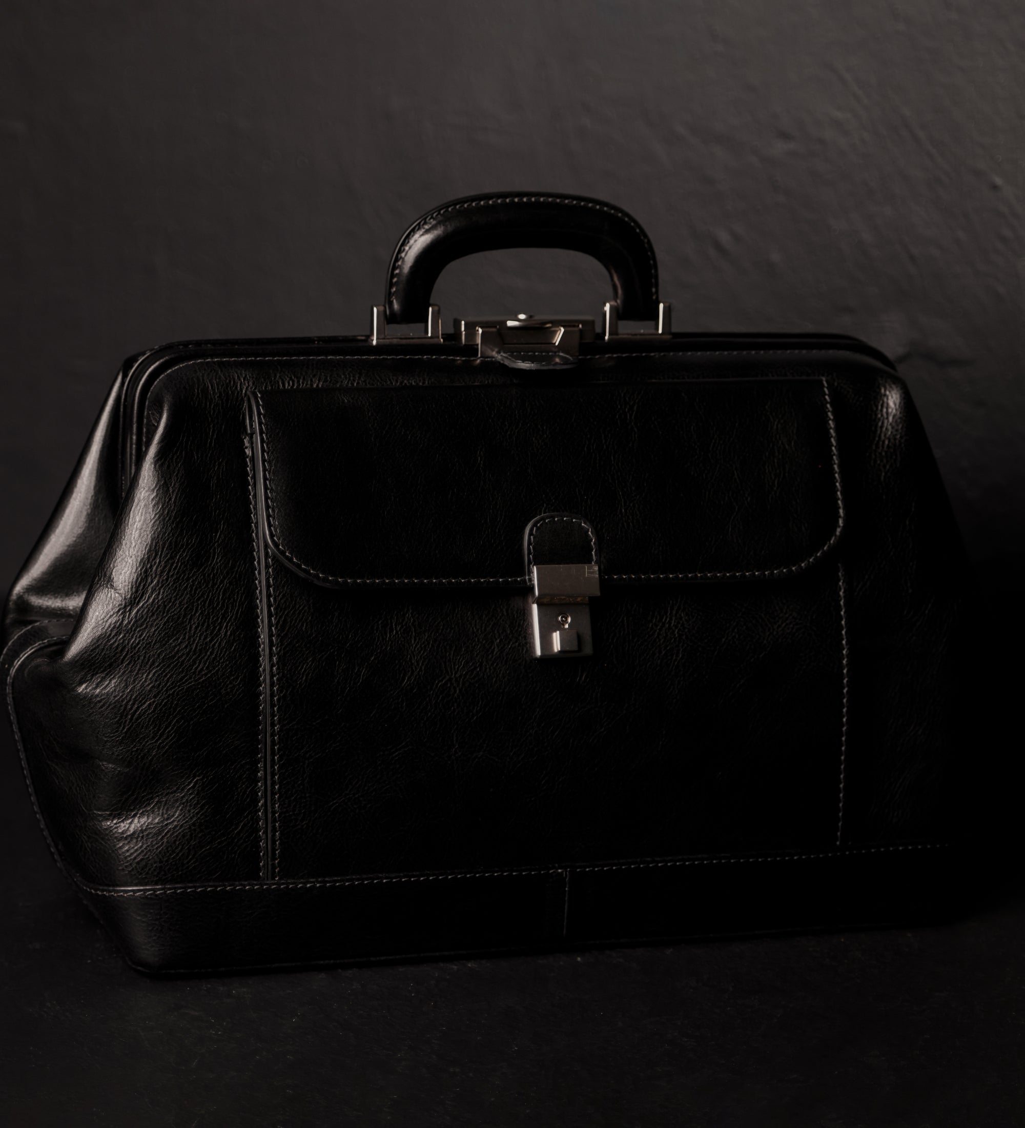 Bolso de médico de cuero italiano grande: Hamlet