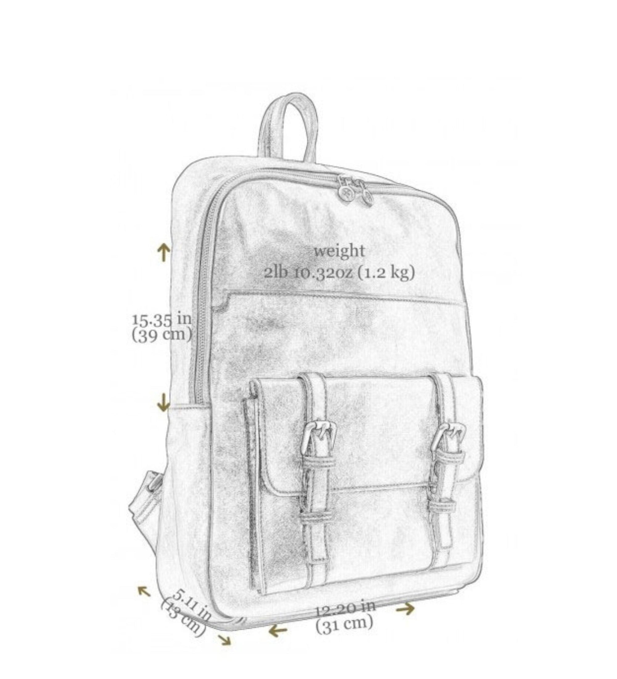 Mochila de cuero grande para hombre: The Divine Comedy