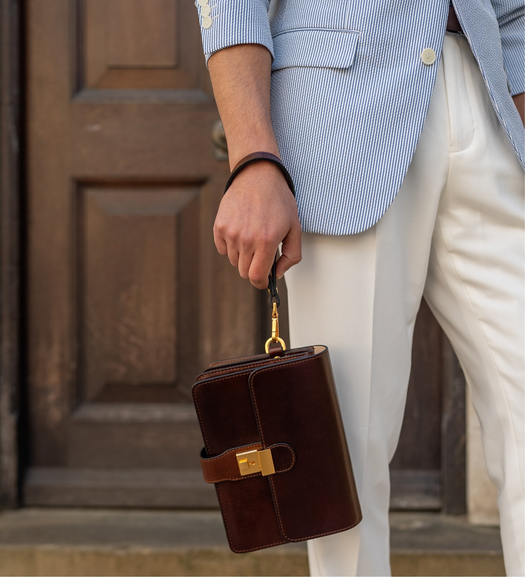 Bolso/cartera de mano de cuero: The Maltese Falcon