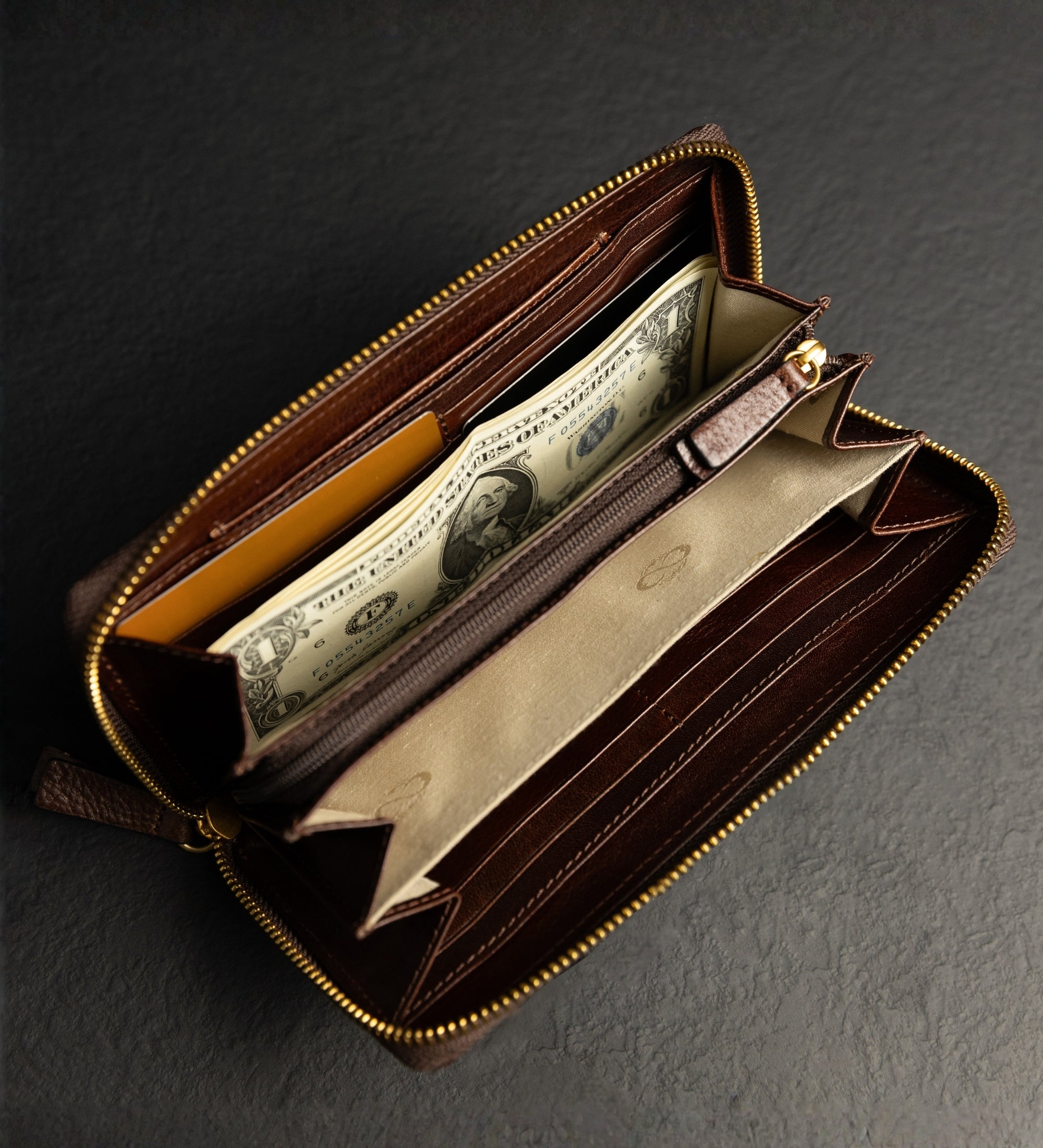 Cartera Continental de Cuero para Mujer - Excellent Women