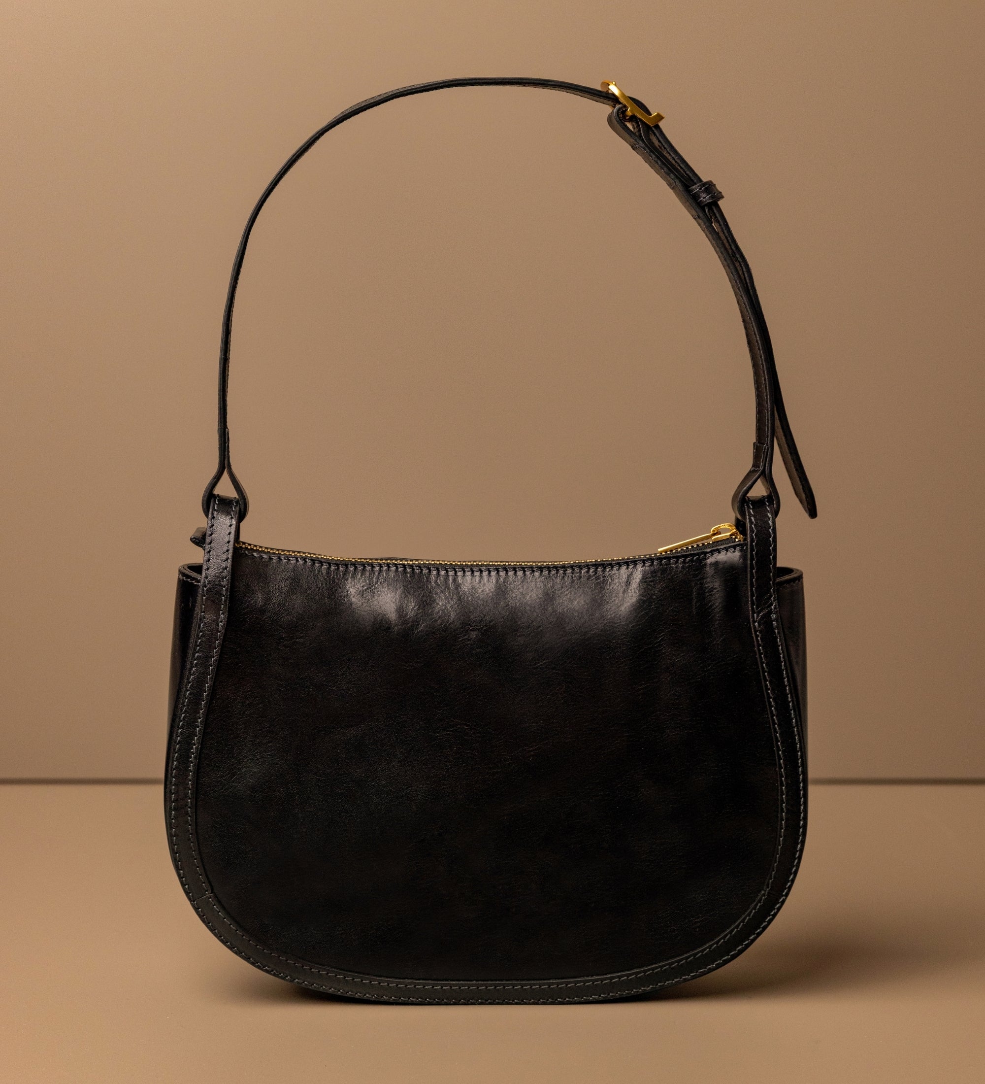 Bolso hobo de cuero para mujer: La Noia