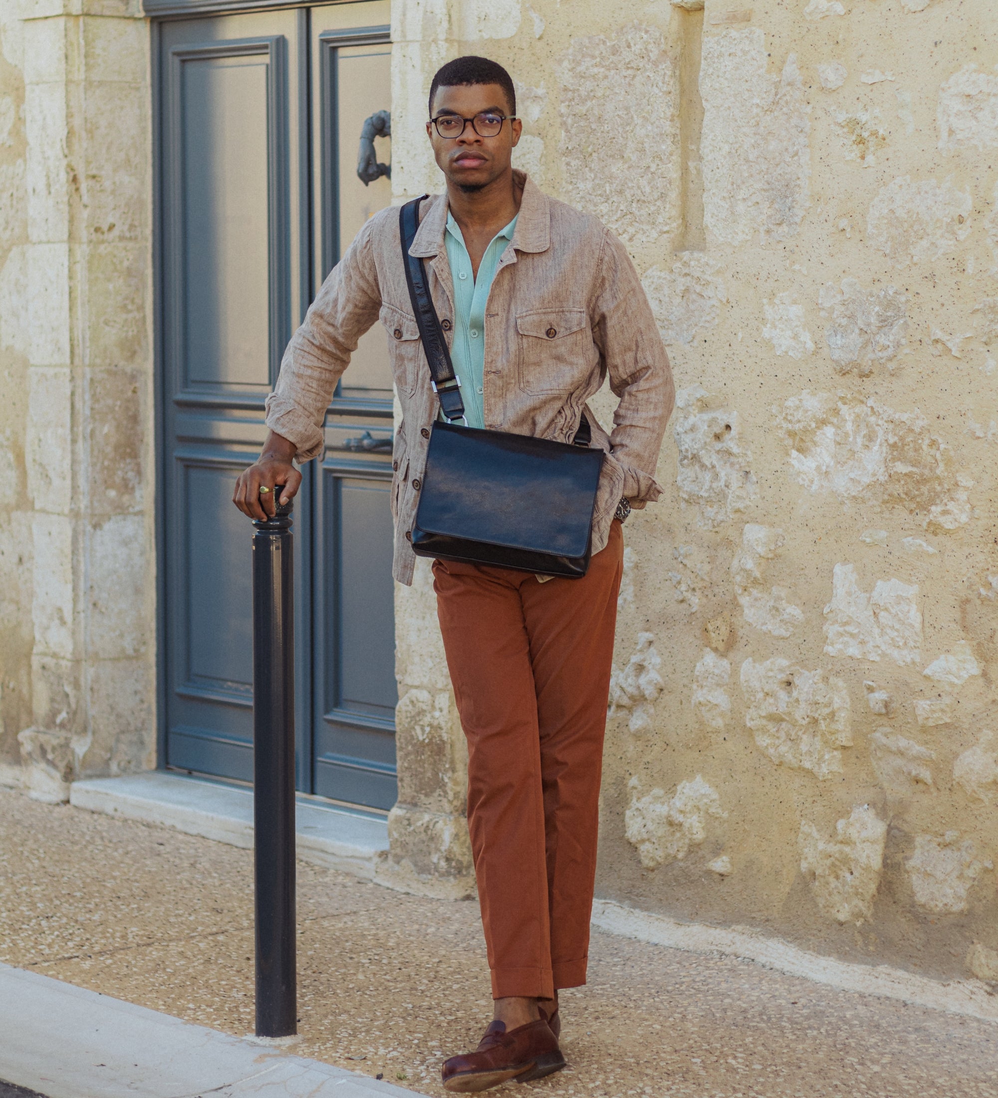 Bolso bandolera de cuero: A Room with a View