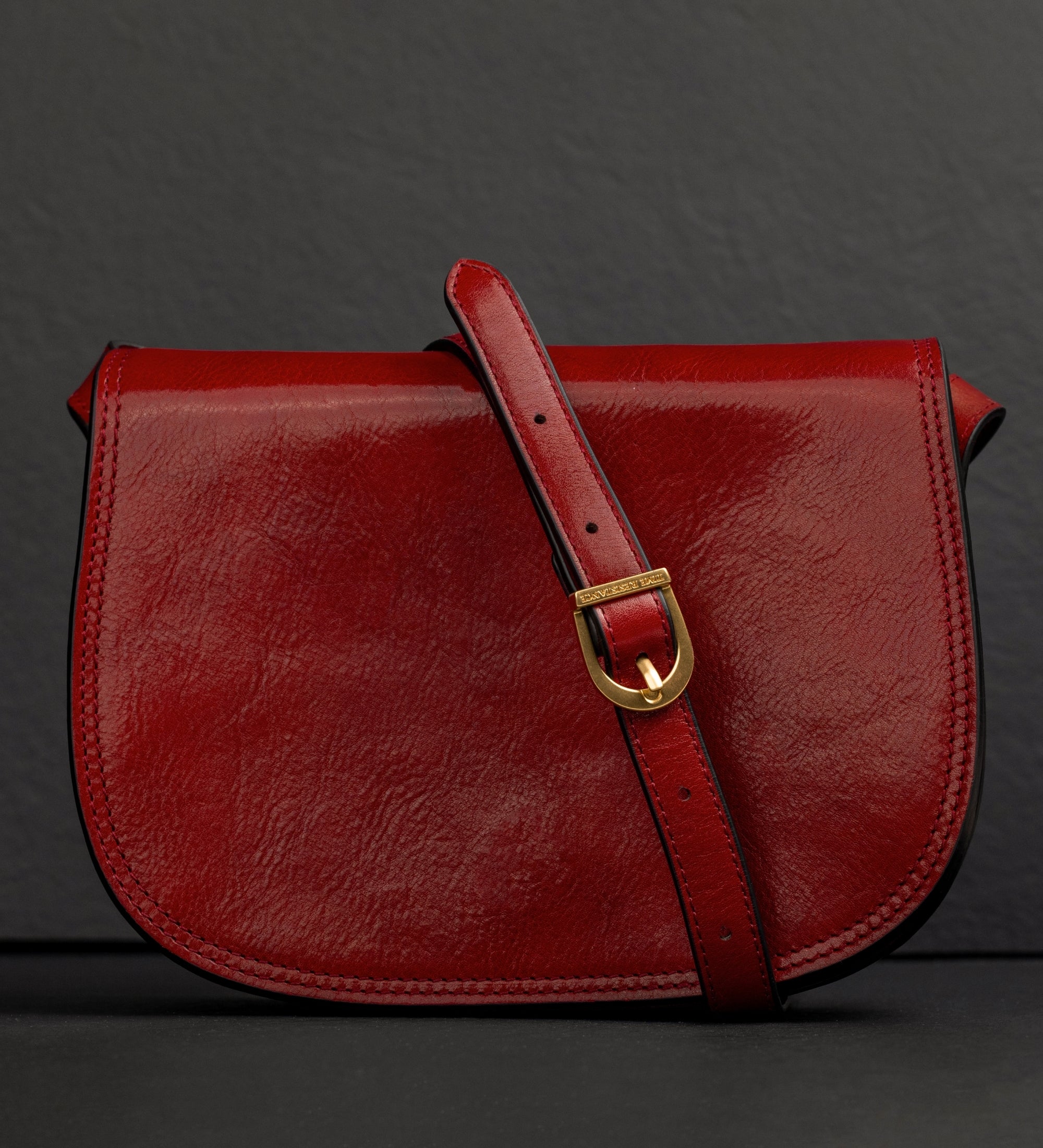 Bolso bandolera saddle de cuero para mujer: Moonfleet
