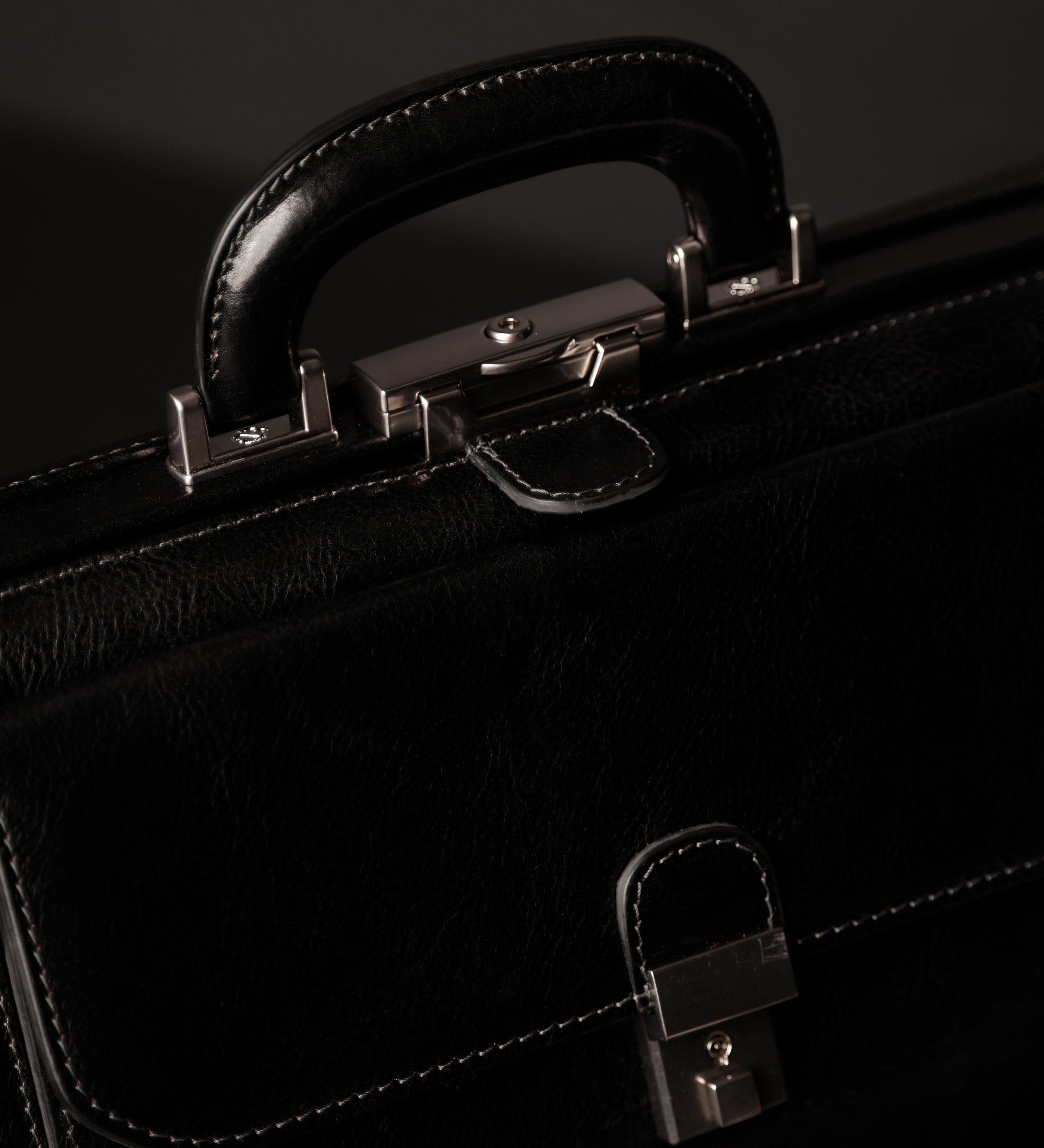 Bolso de médico de cuero italiano grande: Hamlet