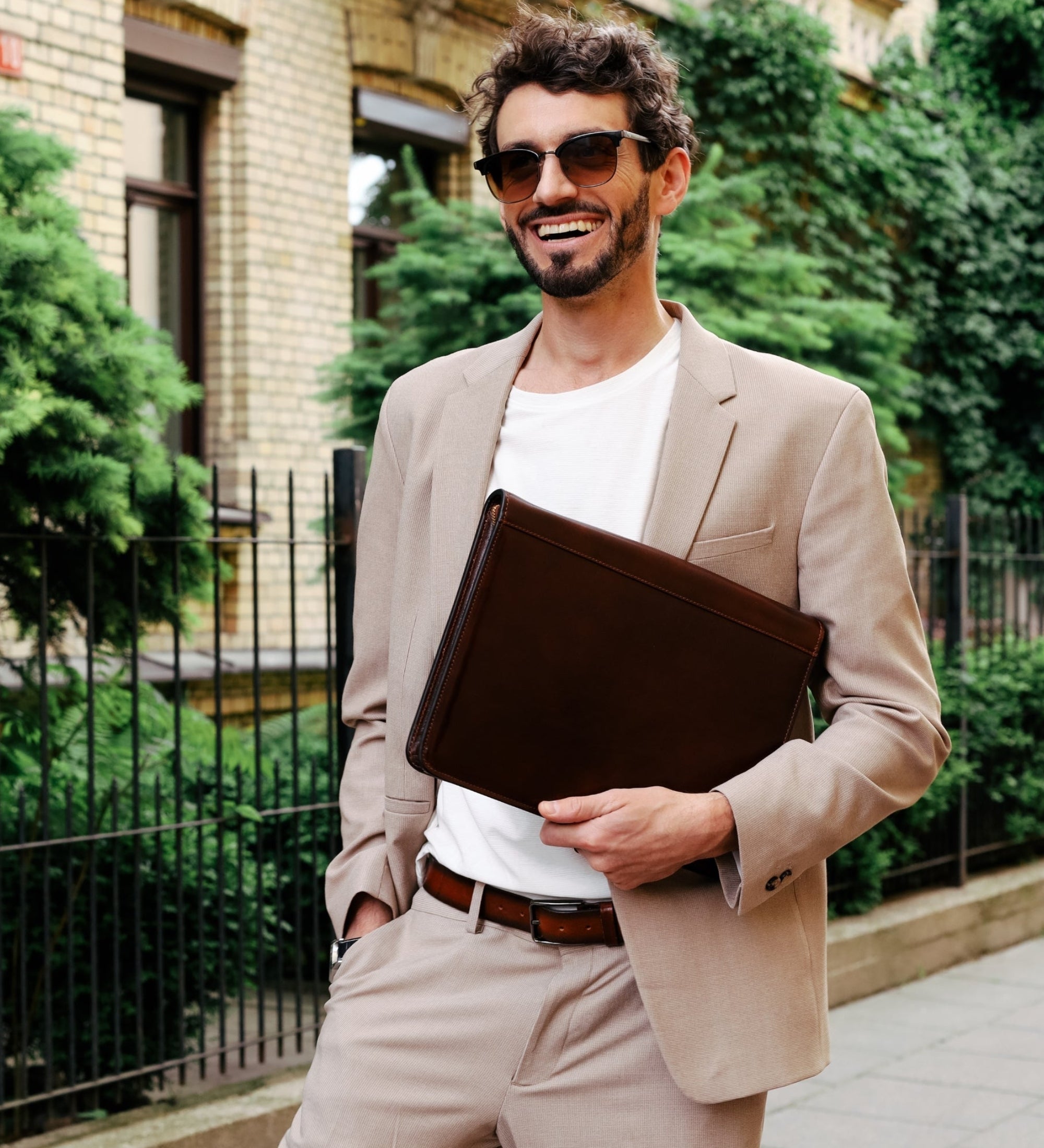 Organizador portadocumentos A4 de cuero: Candide