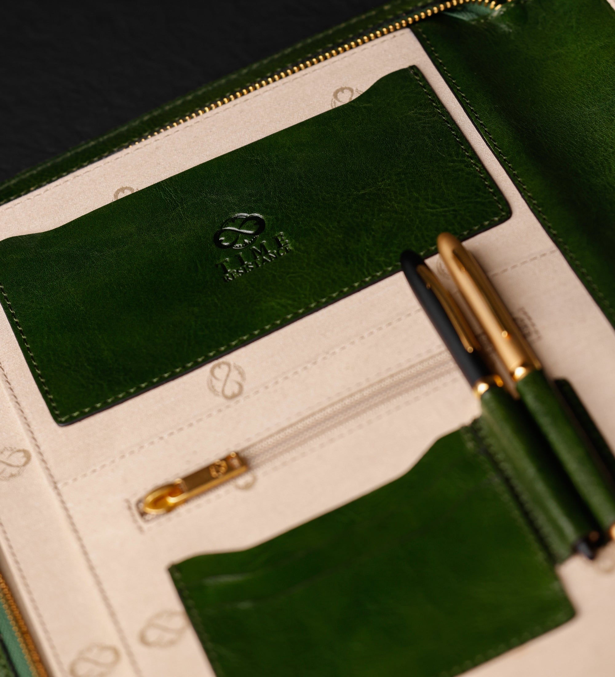 Organizador portadocumentos A4 de cuero para mujer: Candide