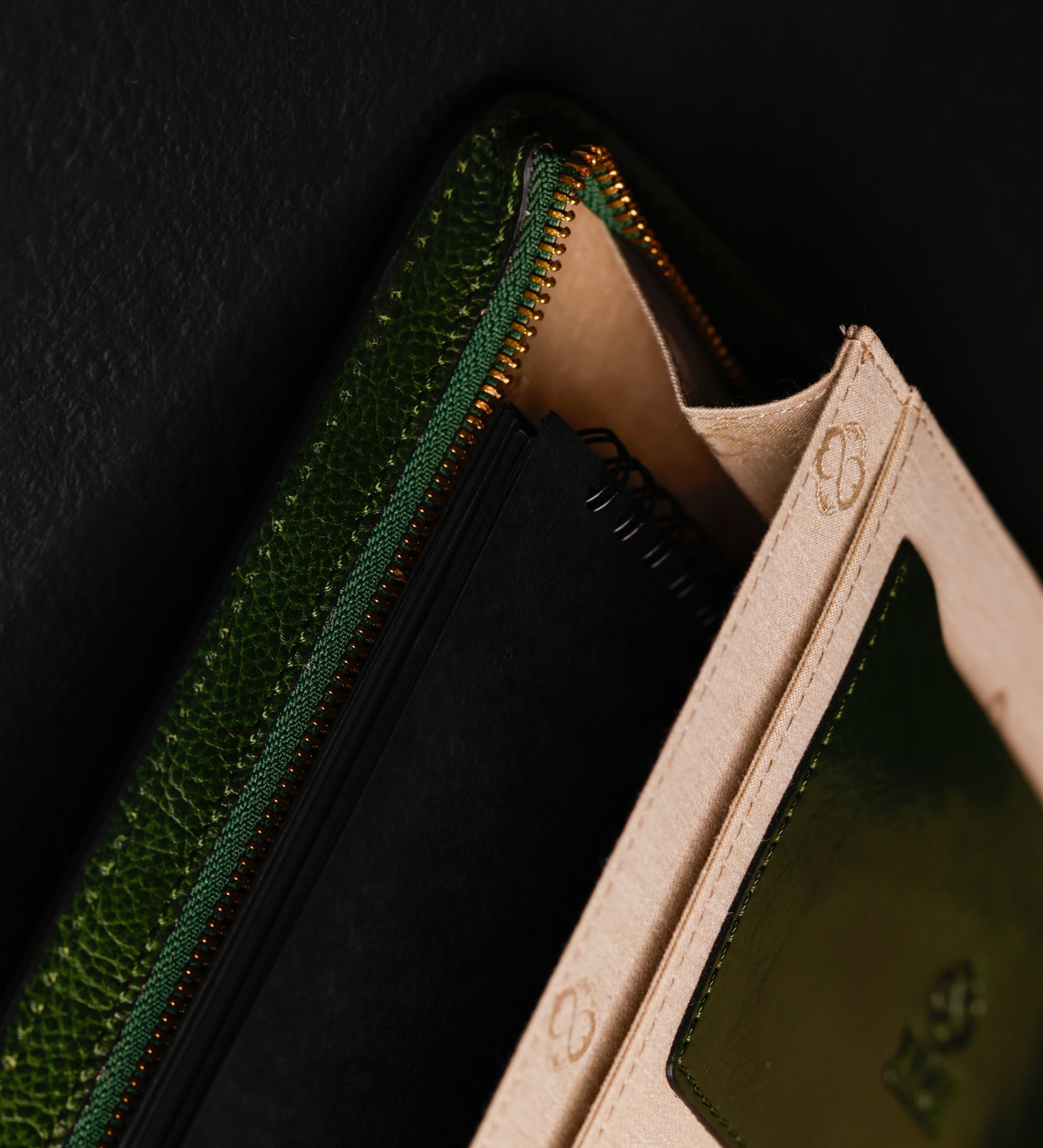 Organizador portadocumentos A4 de cuero: Candide