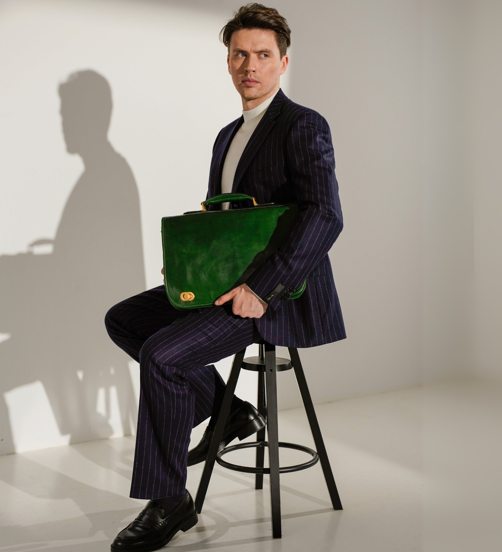 Bolso para portátil/maletín de cuero: Illusions