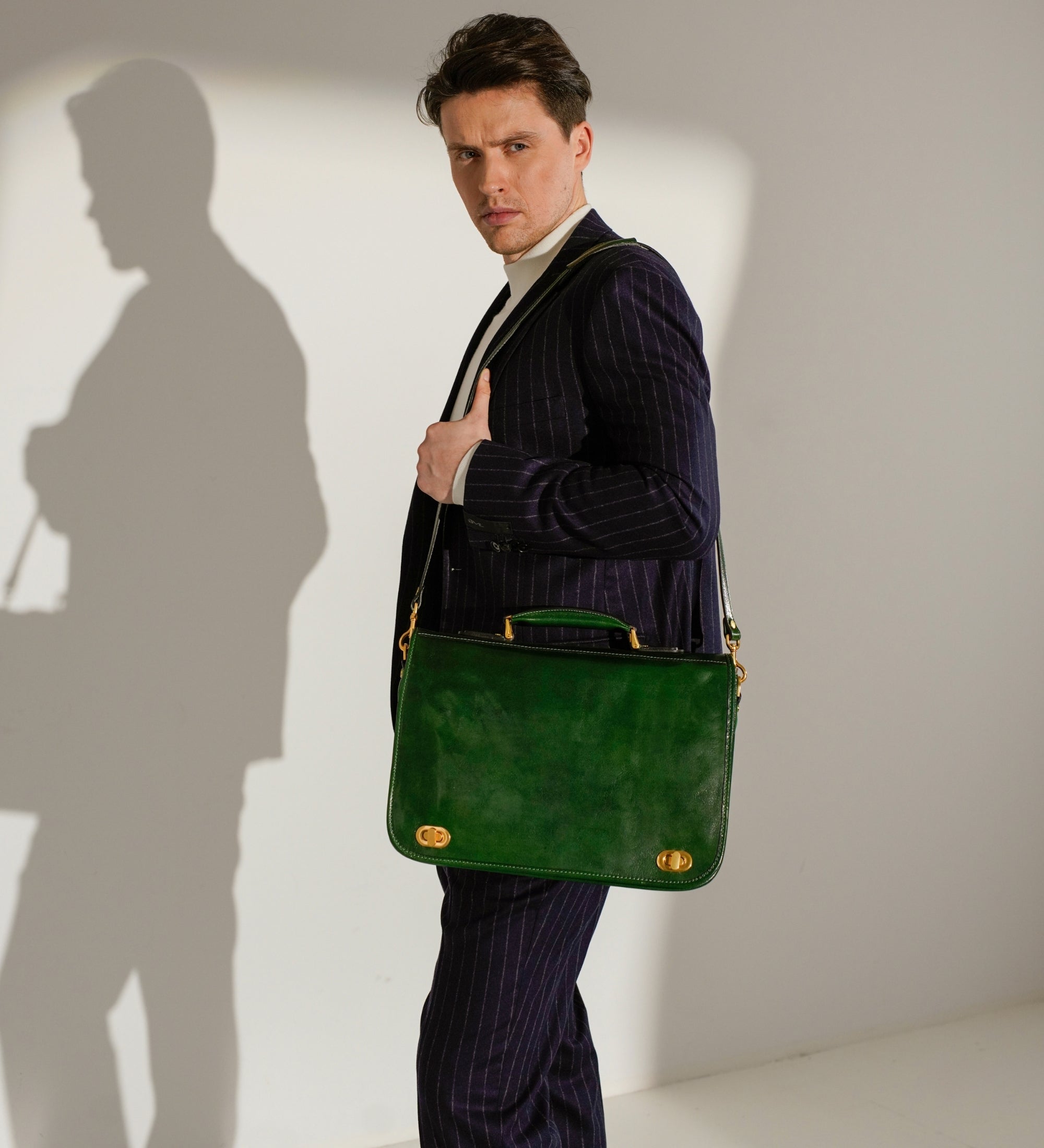 Bolso para portátil/maletín de cuero: Illusions