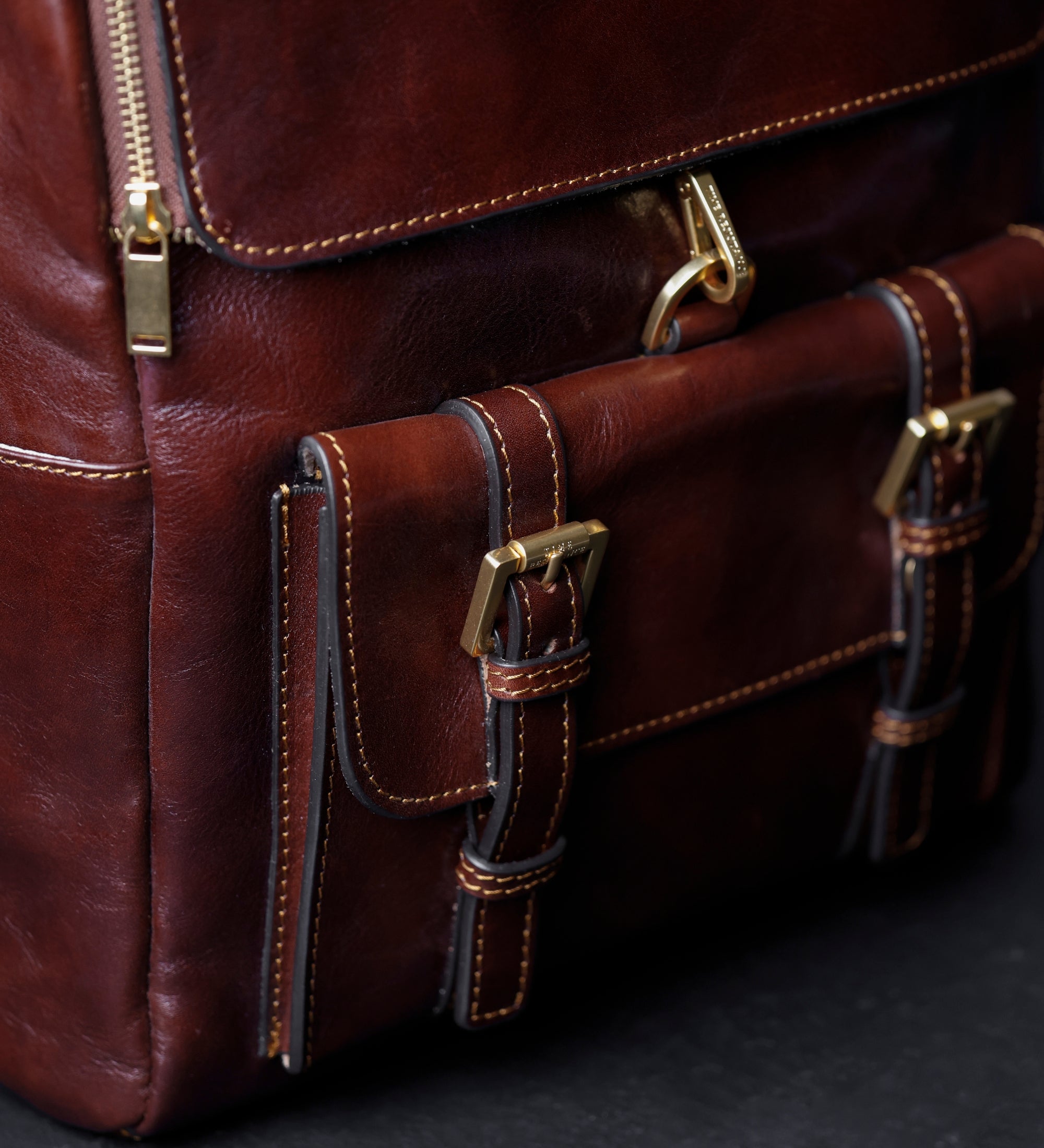 Mochila de cuero grande para mujer: The Odyssey