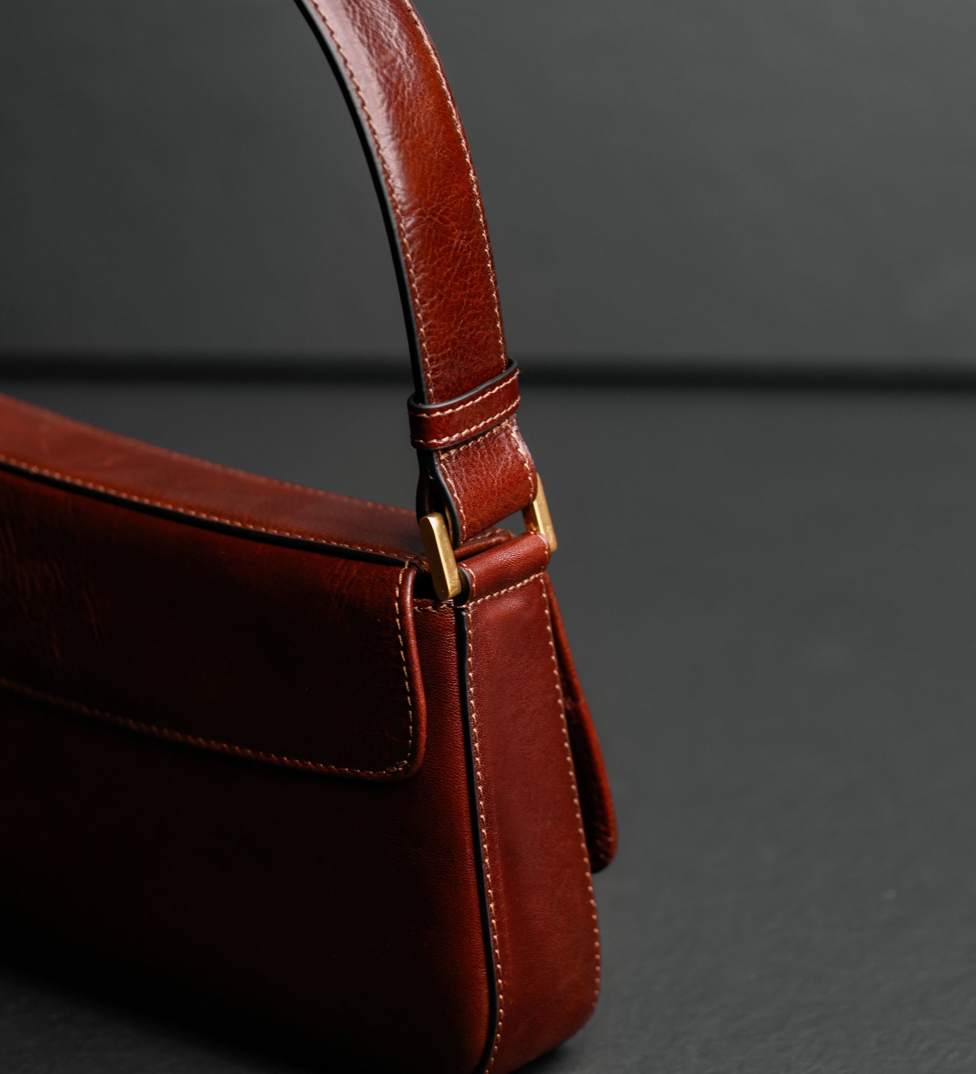 Bolso de mano baguette de cuero: Bright Lights, Big City