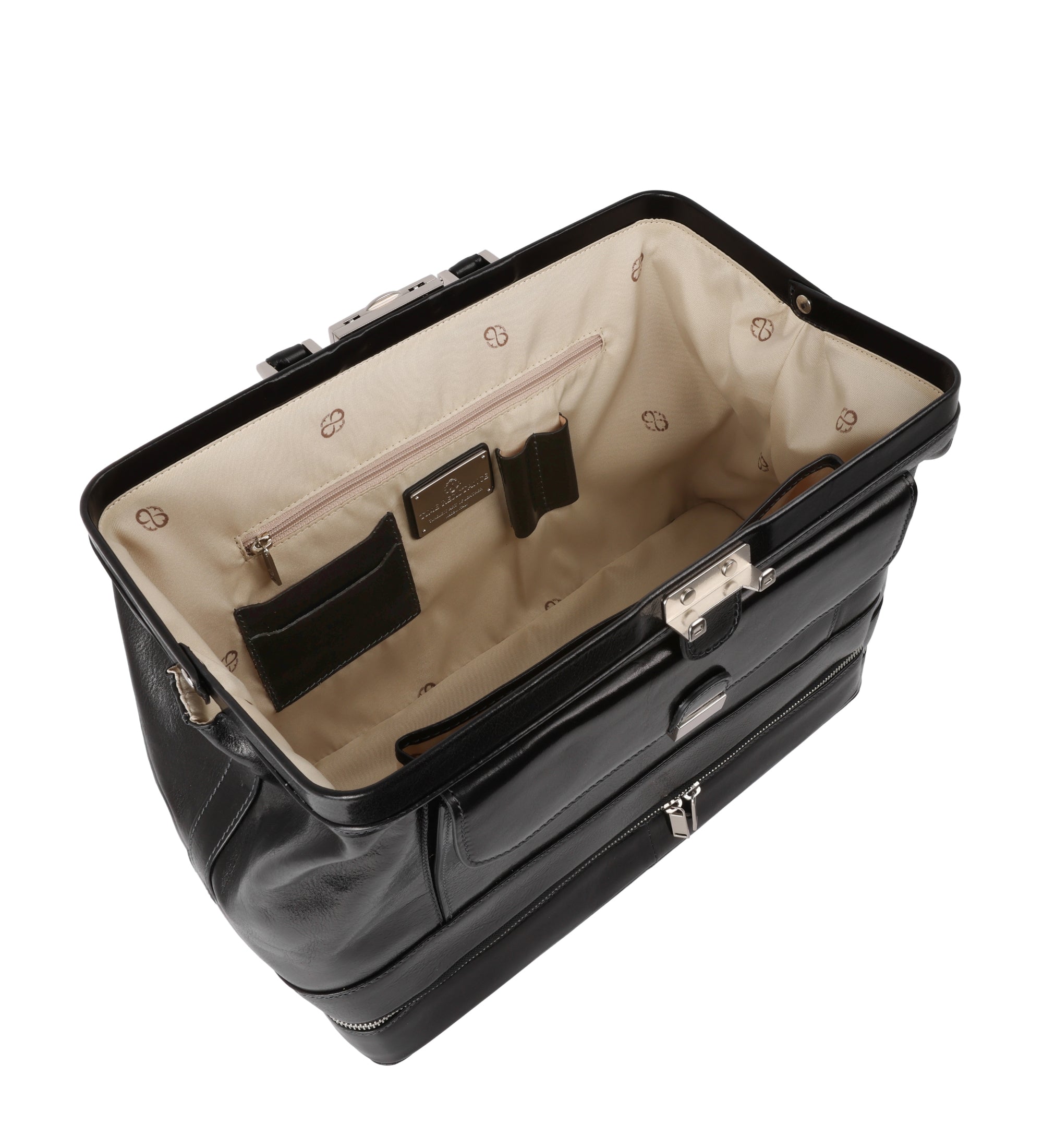 Bolso de médico de cuero italiano grande: The Master and Margarita