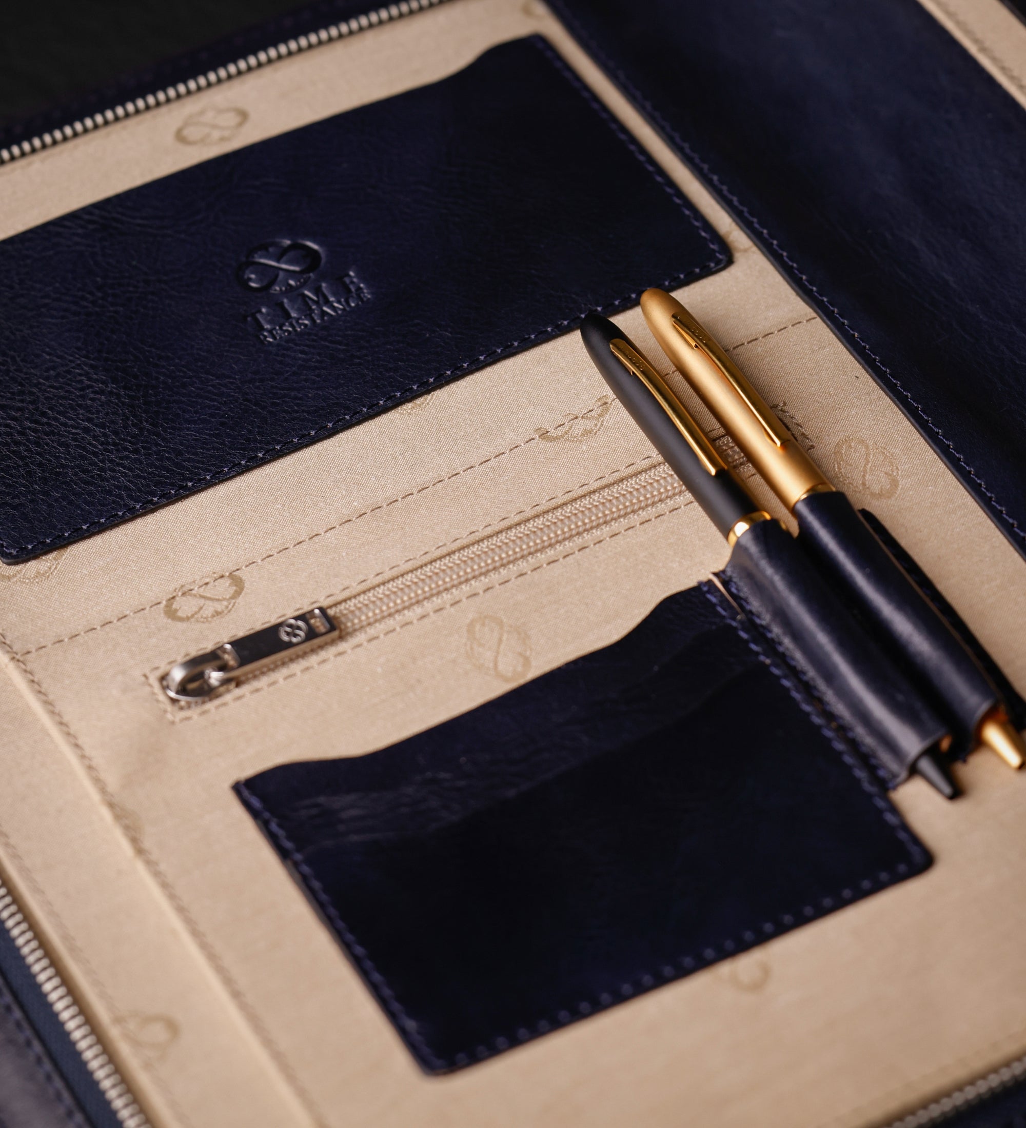 Organizador portadocumentos A4 de cuero para mujer: Candide