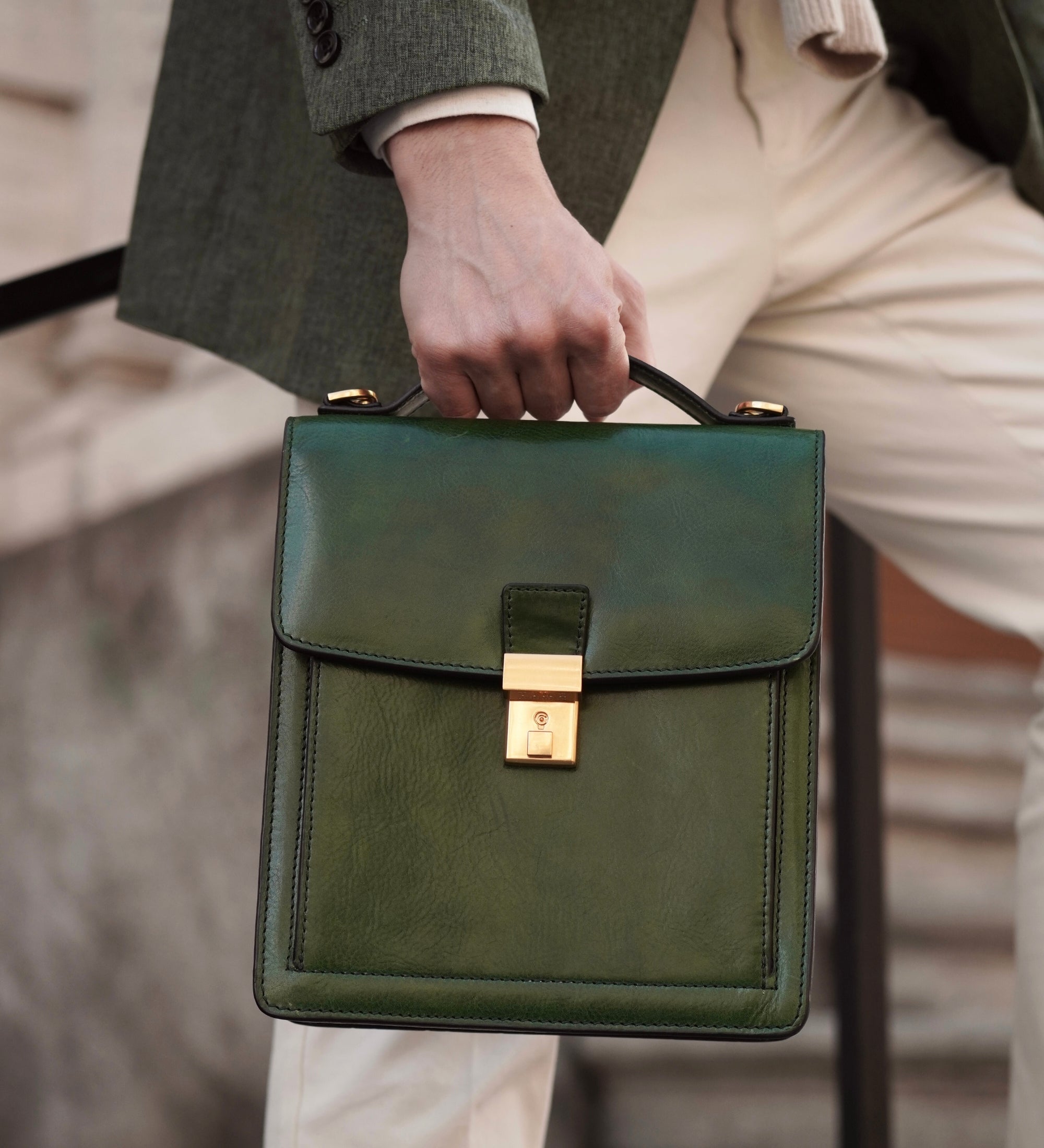 Maletín de cuero pequeño: Walden